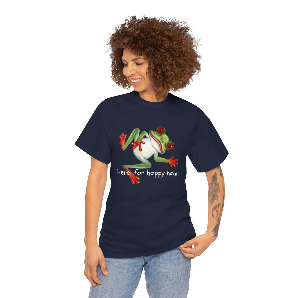 Red-Eyed Tree Frog Graphic Tee — Cute Tropical Frog Shirt for Nature Lovers