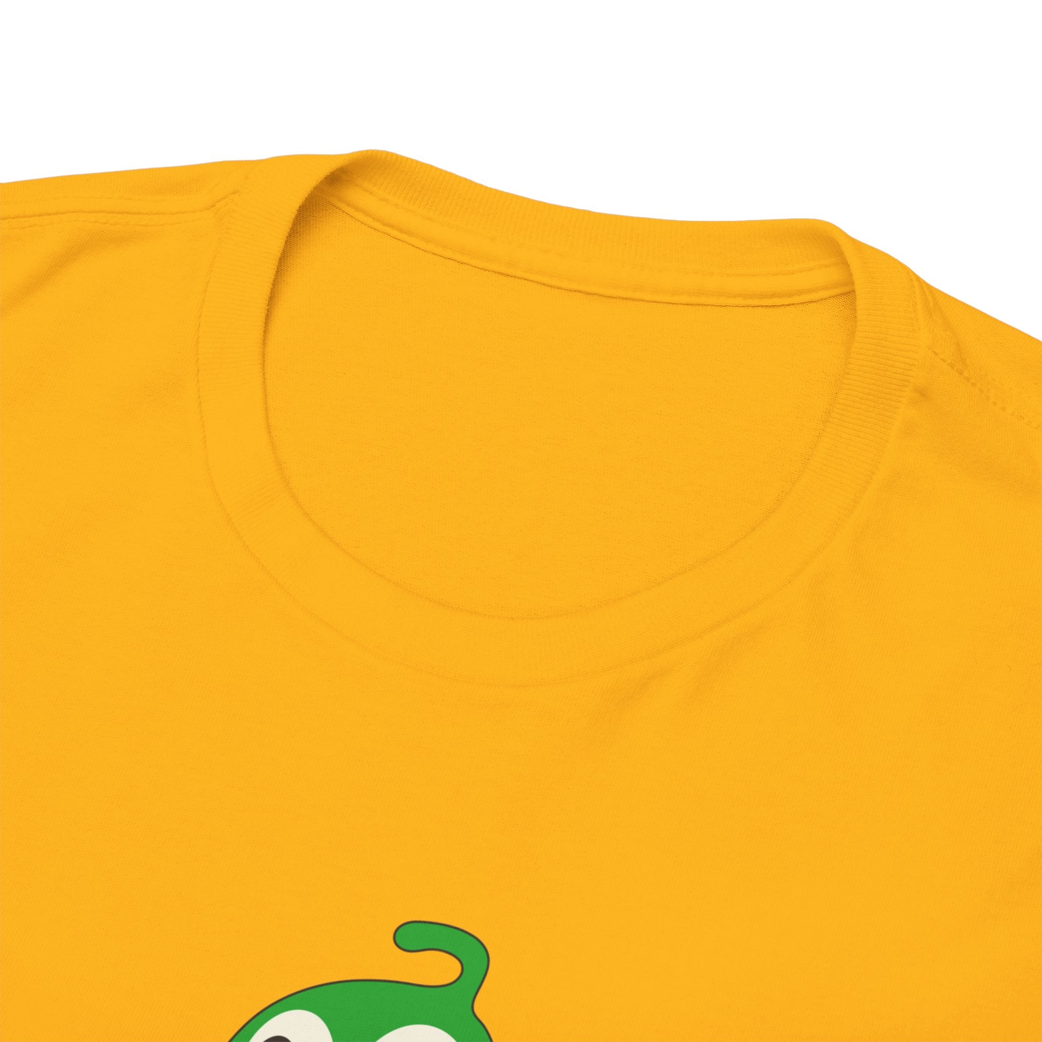 Screaming Internally Tee — Cute Green Monster Graphic Shirt