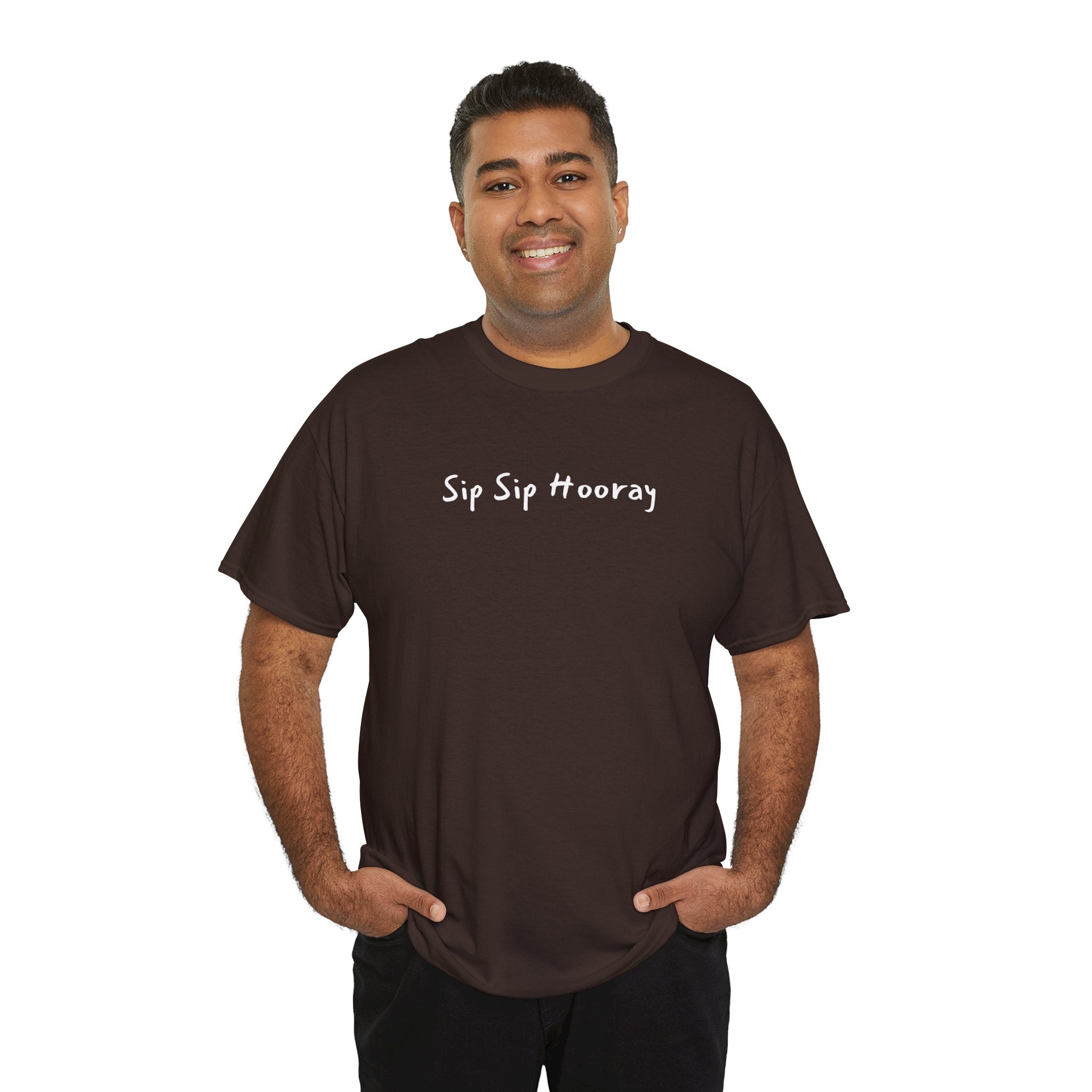 Sip Sip Hooray Tee — Fun Celebration Graphic T-Shirt