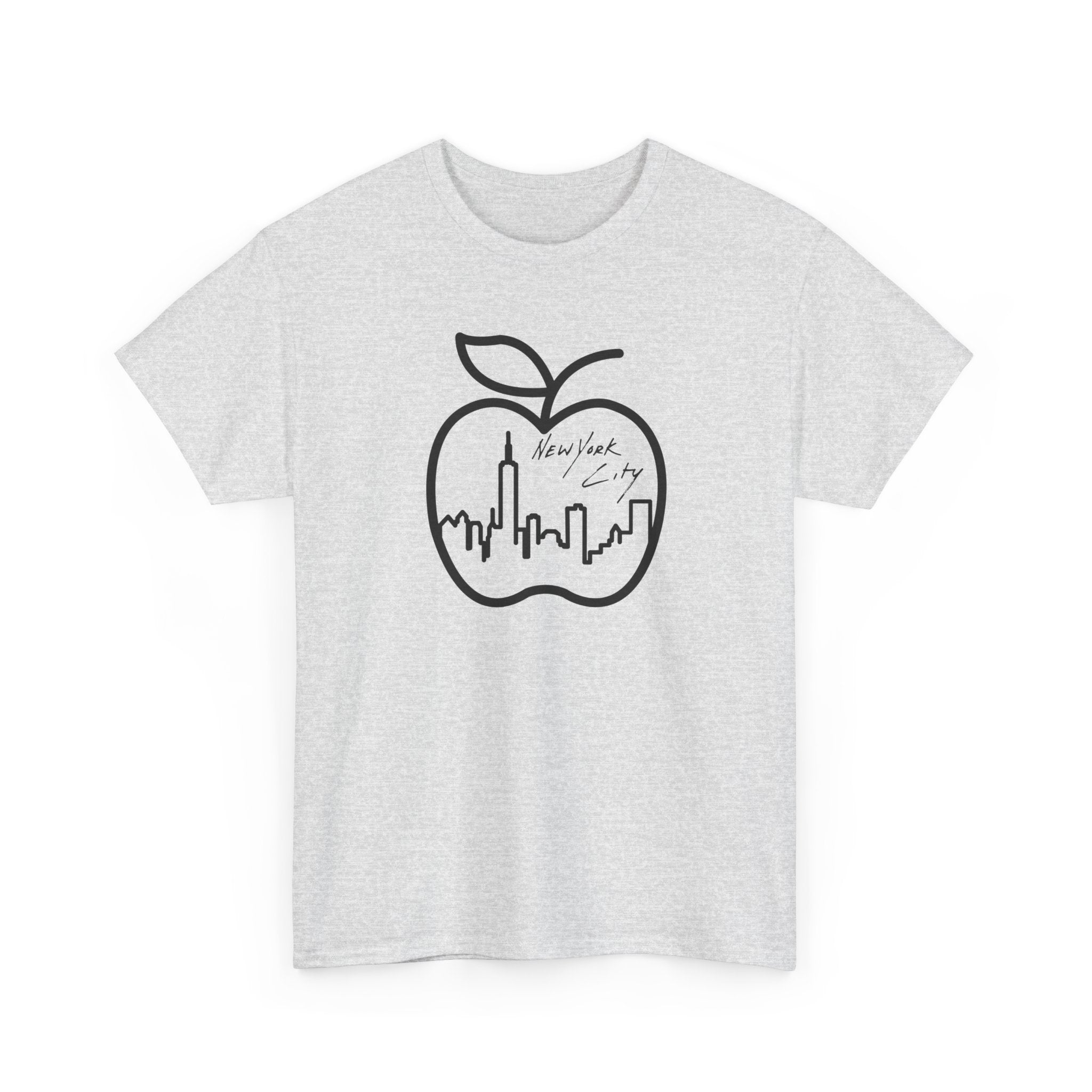 NYC Apple Skyline T‑Shirt — New York City Skyline Graphic Tee