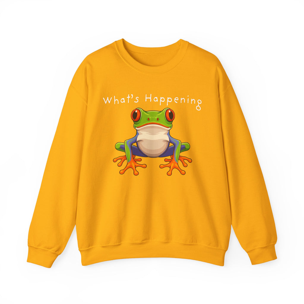 What's Happening Frog Crewneck Sweatshirt