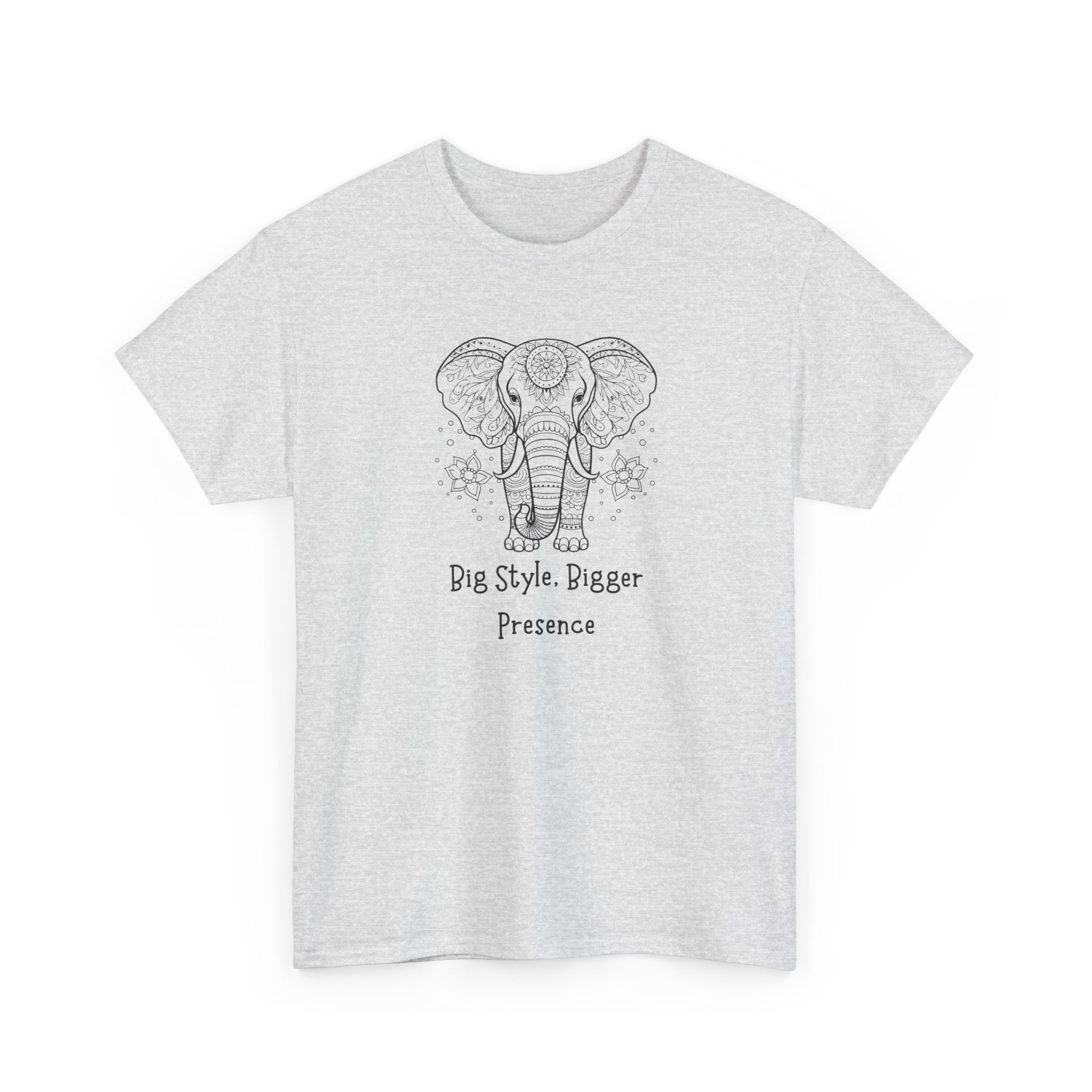 Elephant Head Tee — "Big Style. Bigger Presence" Graphic T-Shirt