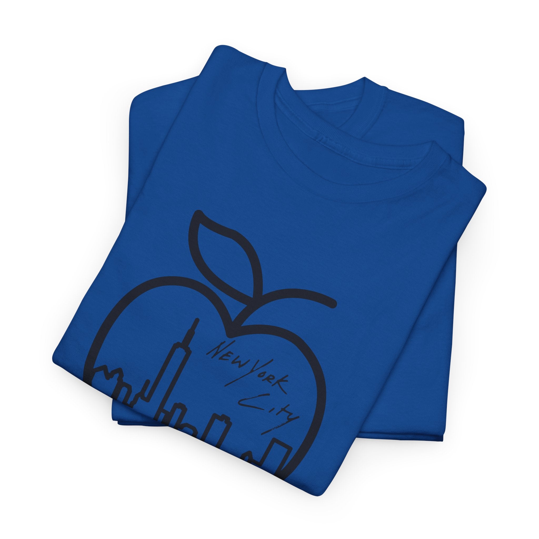 NYC Apple Skyline T‑Shirt — New York City Skyline Graphic Tee