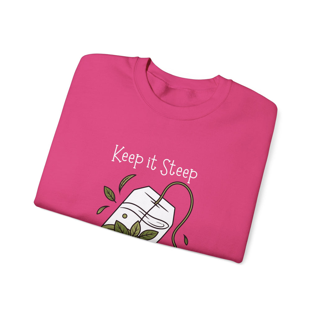 Crewneck Sweatshirt — Herbal Tea Bag Illustration | Cozy Botanical Gift