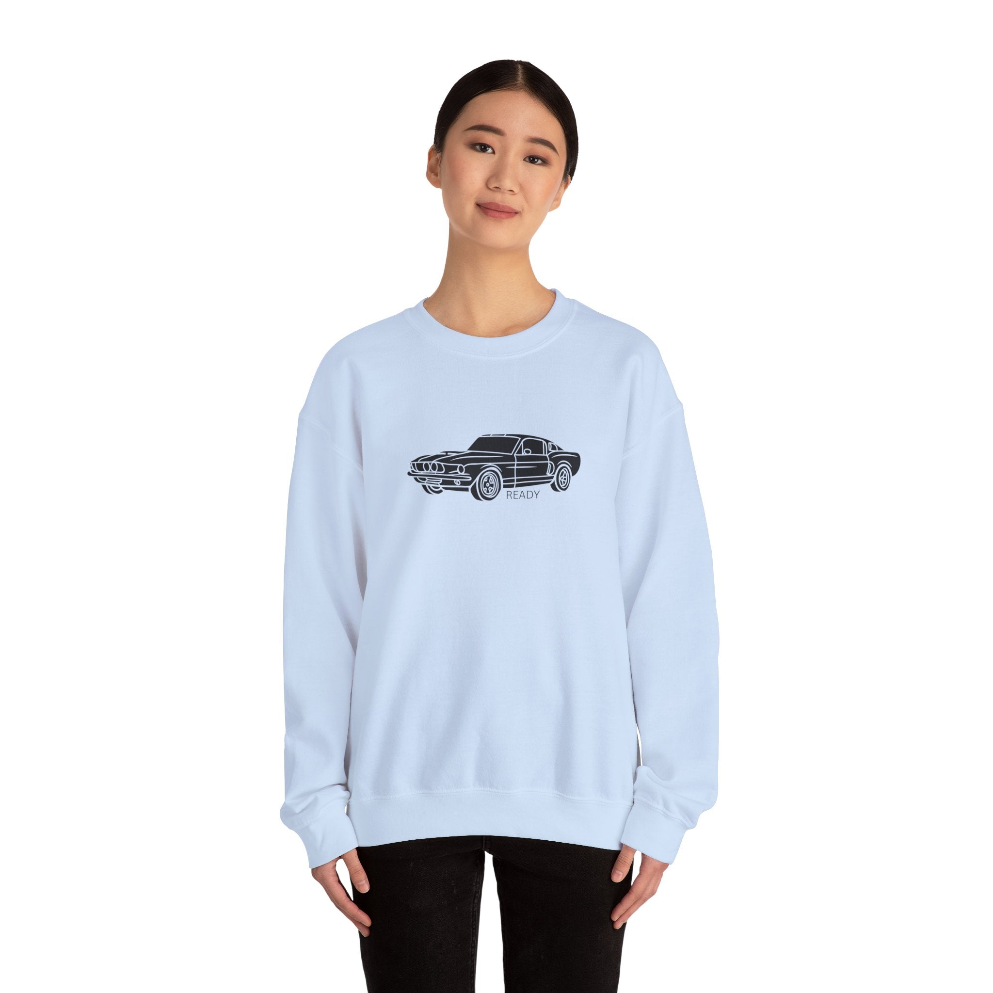 Classic Mustang Outline Crewneck Sweatshirt
