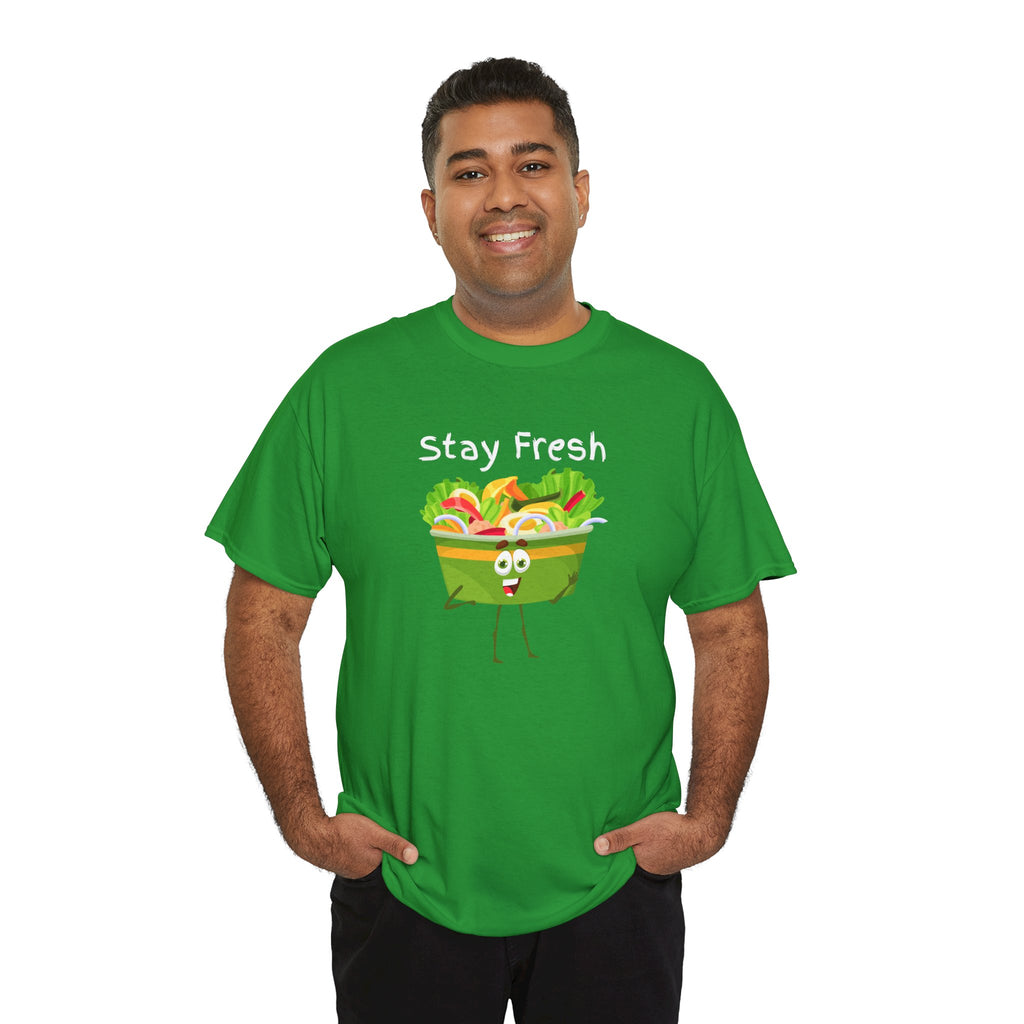 Stay Fresh Salad Tee – Cute Veggie Graphic T-Shirt
