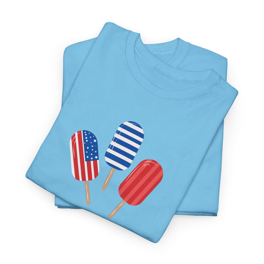 Patriotic Popsicle Tee – "Red, White & Cool" 4th of July T-Shirt