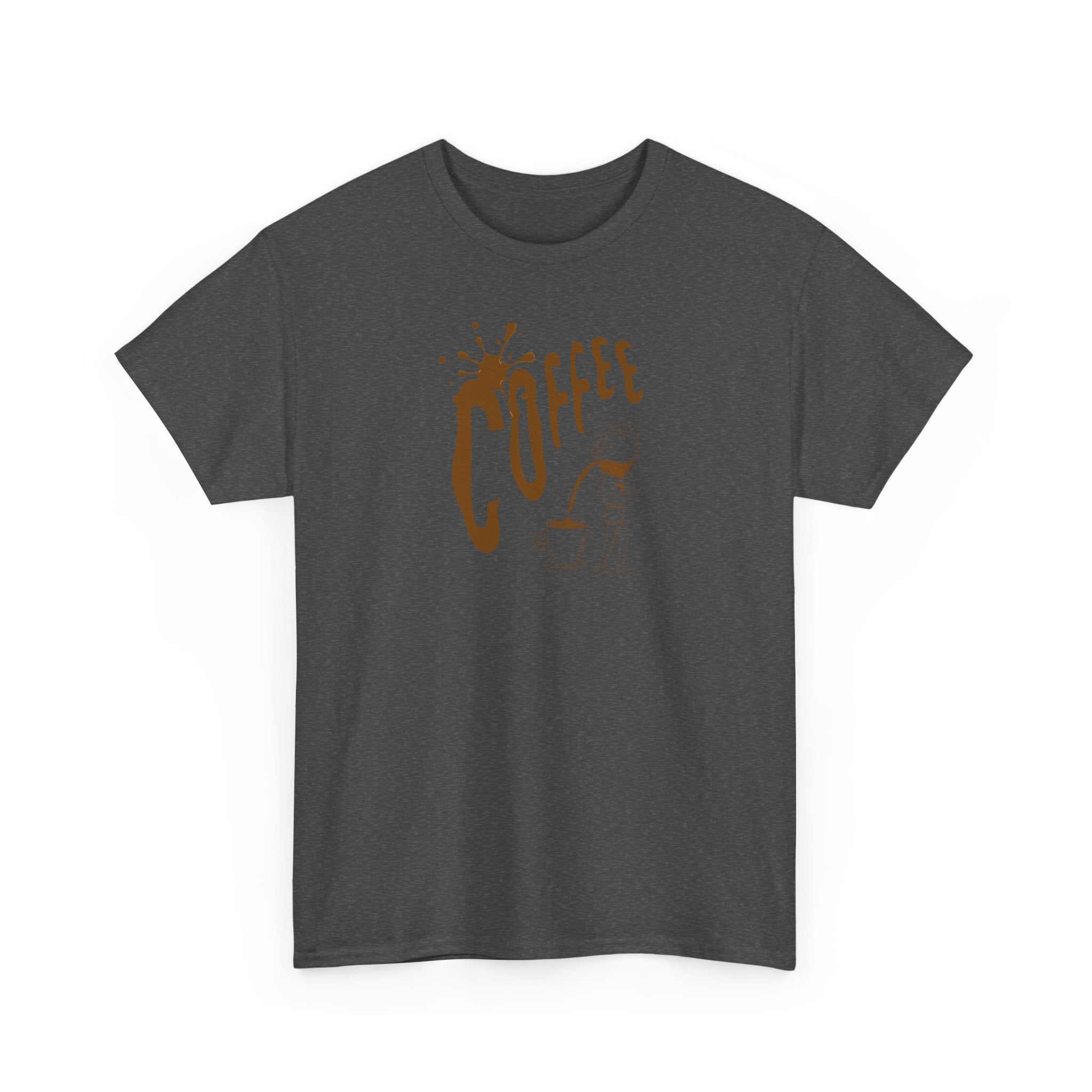 Coffee Splash T‑Shirt — Retro Coffee Typography Tee