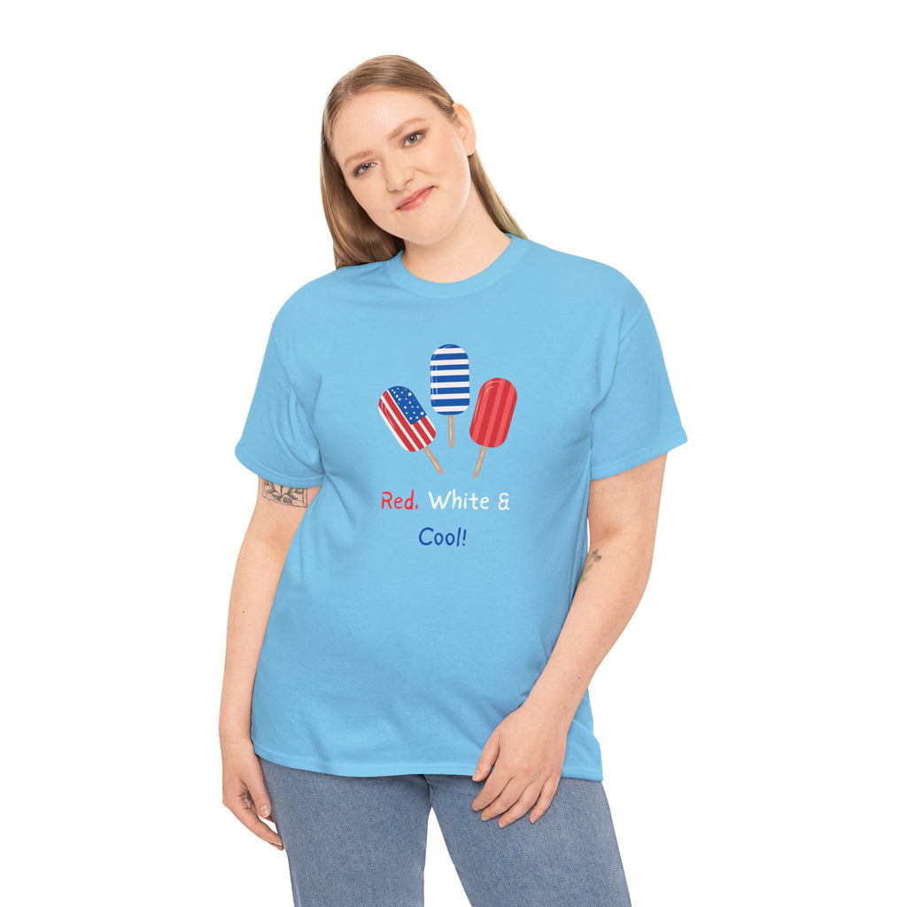 Patriotic Popsicle Tee – "Red, White & Cool" 4th of July T-Shirt