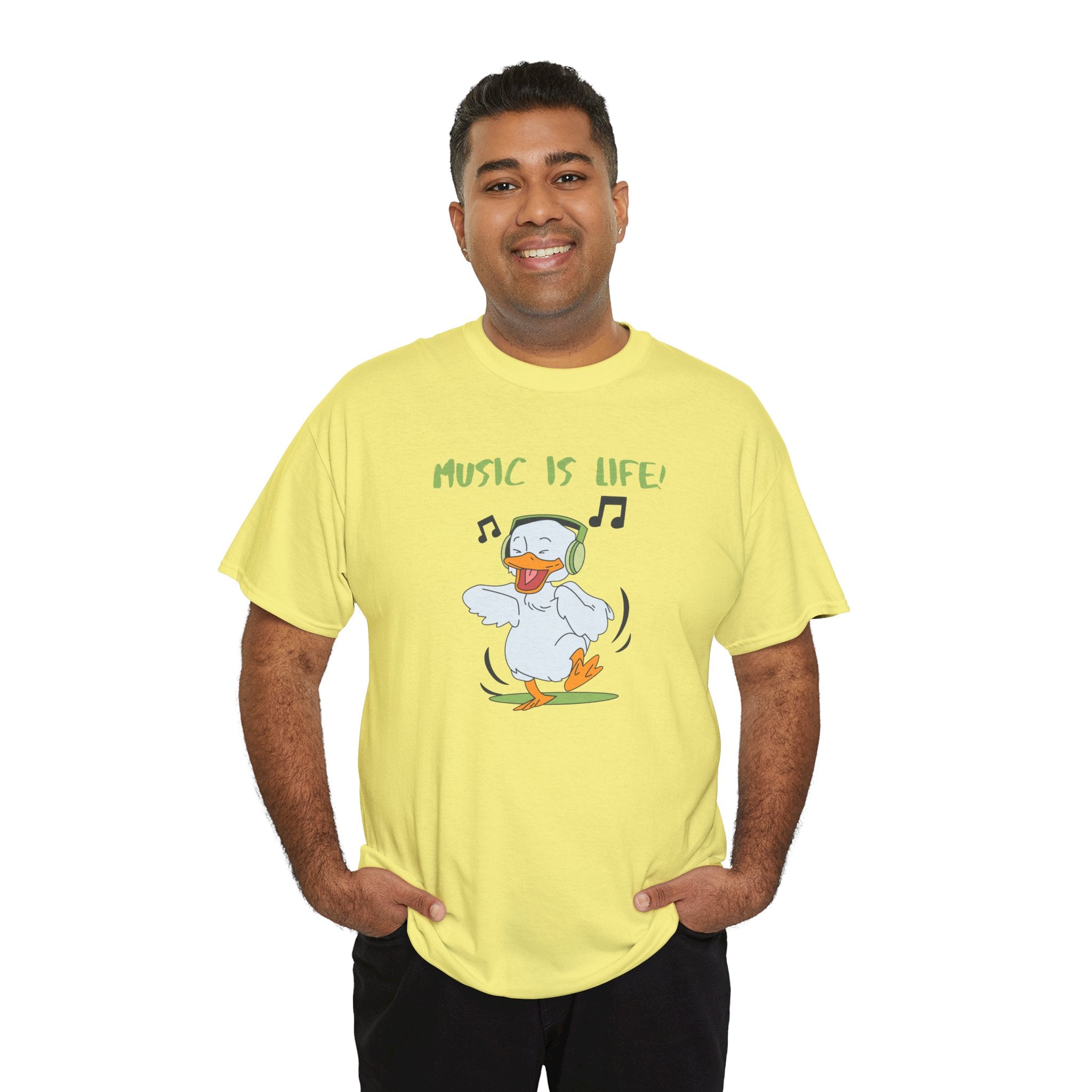 Music Is Life Duck T‑Shirt