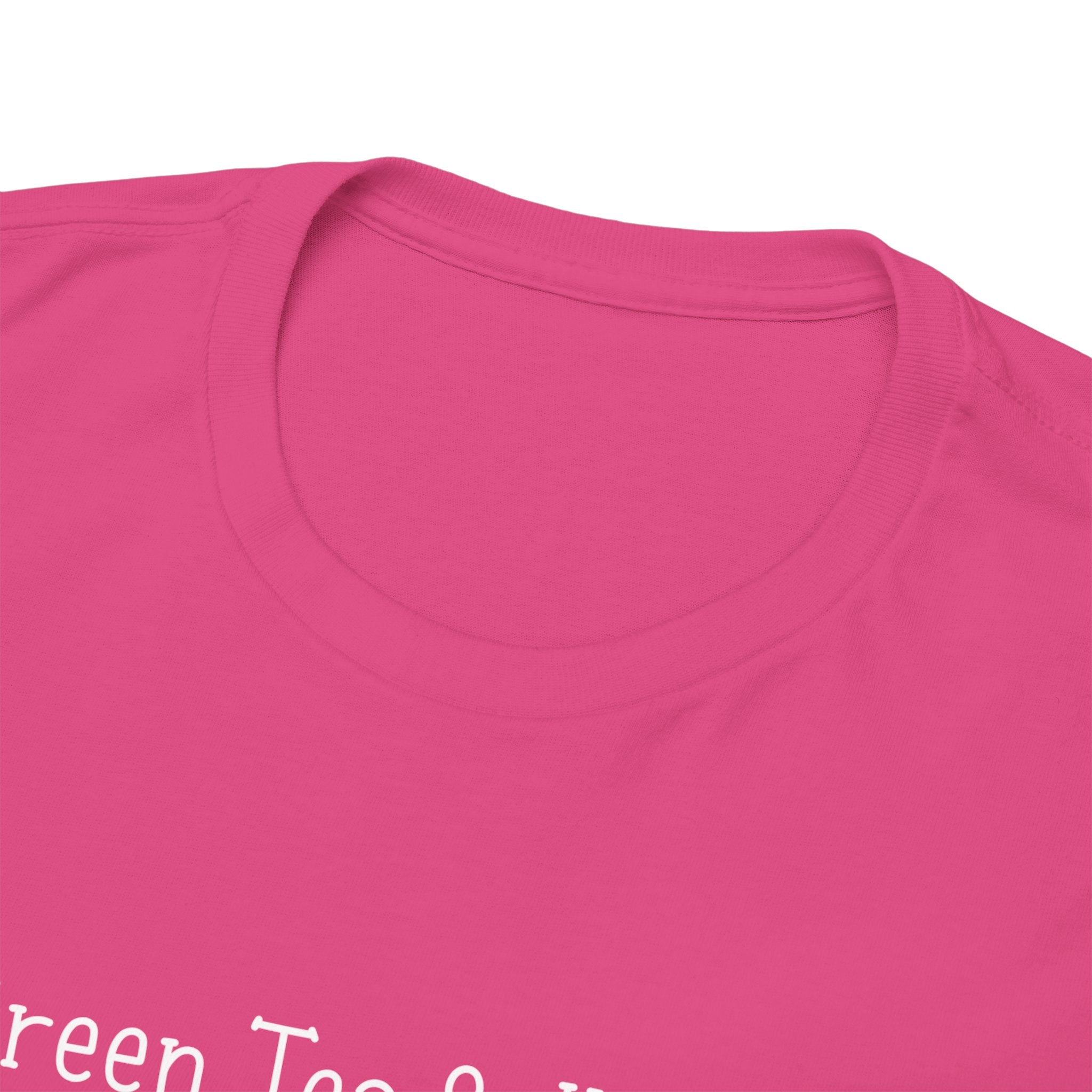 Green Tea & Honey Tee — Minimalist Tea Lover T-Shirt