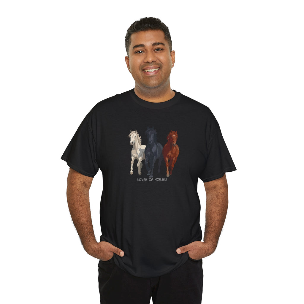 T-Shirt — Three Horses 'Love is Love' Pride Graphic Tee