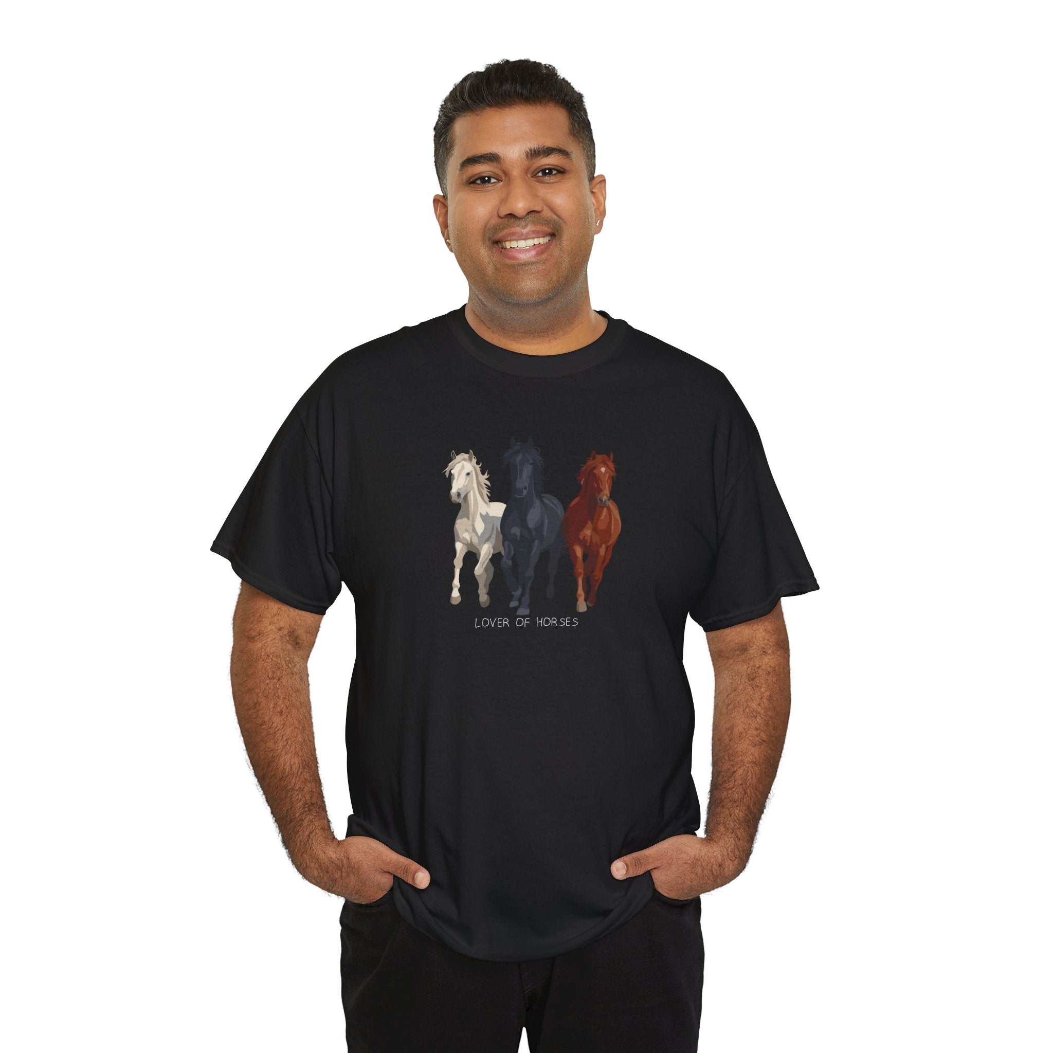 T-Shirt — Three Horses 'Love is Love' Pride Graphic Tee