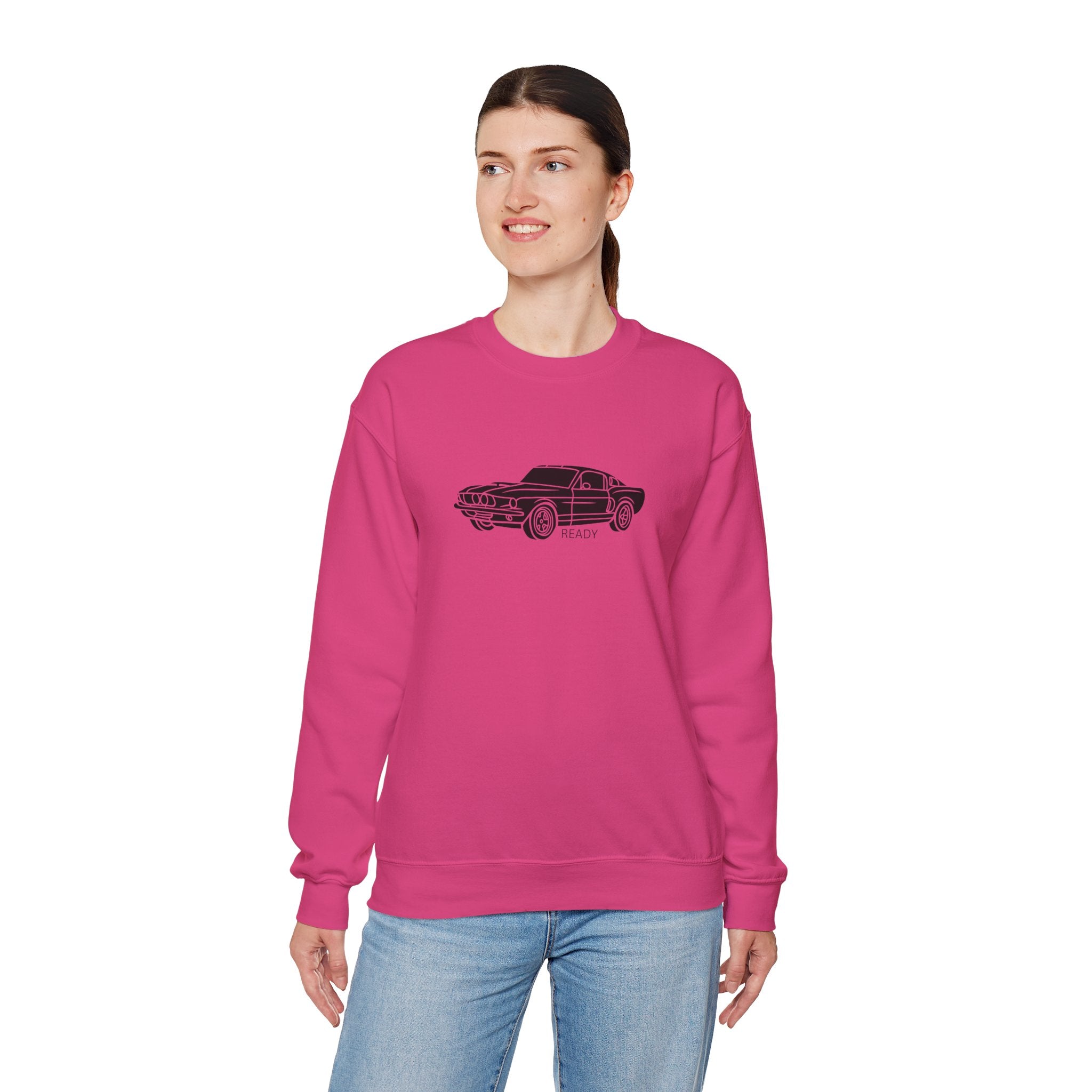 Classic Mustang Outline Crewneck Sweatshirt
