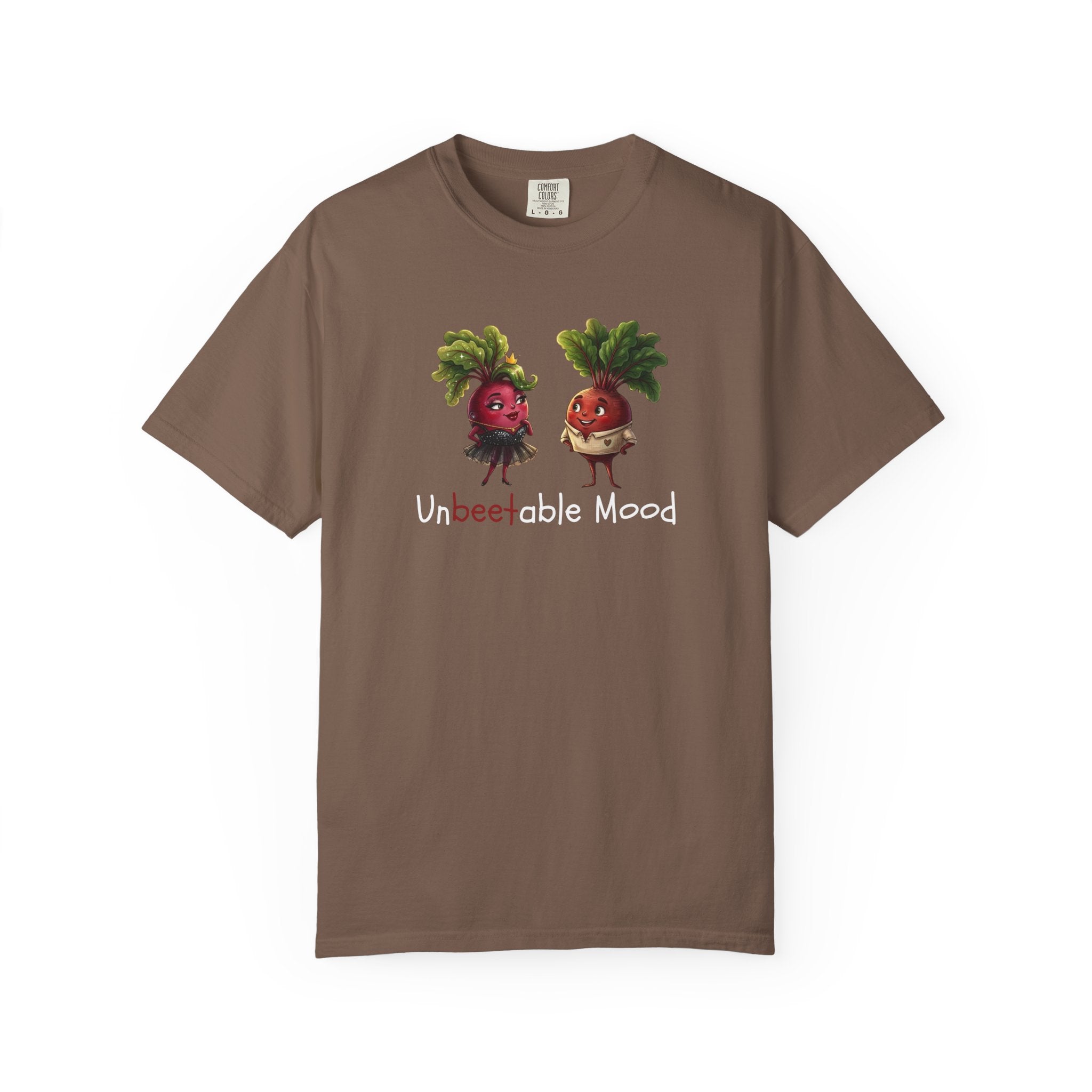 Unbeetable Mood T-Shirt — Cute Beet Characters Veggie Pun Tee