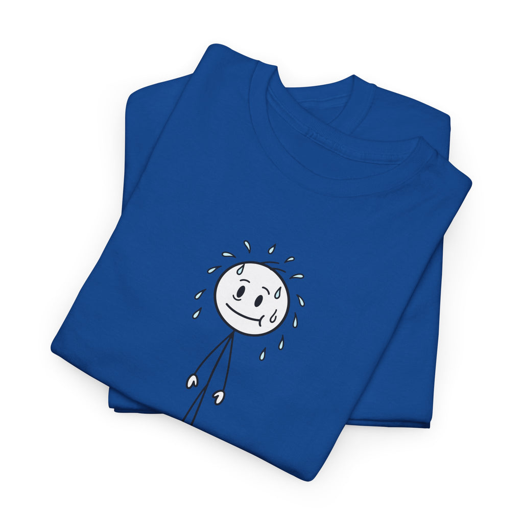 Me Socializing T-Shirt — Funny Introvert Stick Figure Tee
