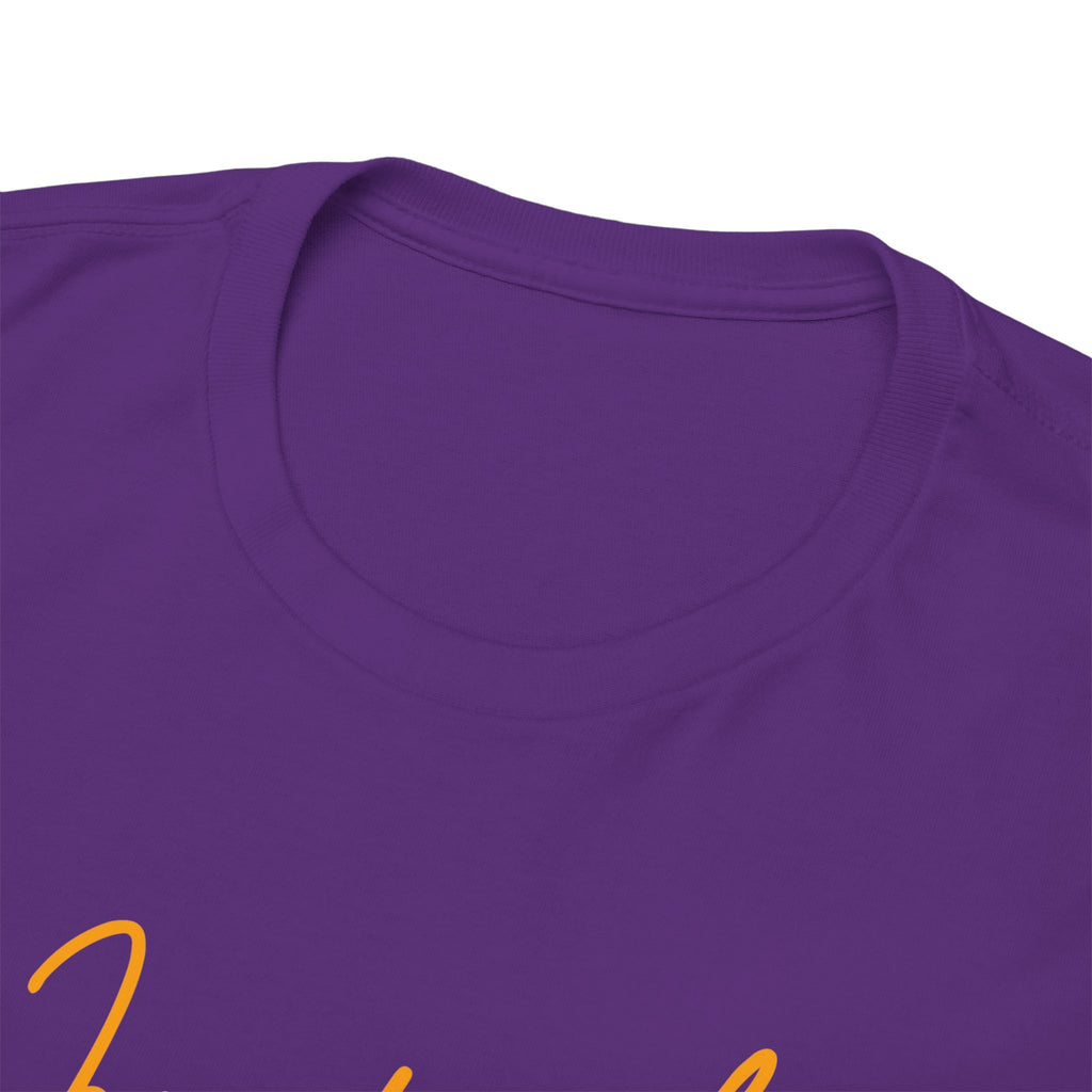 Juneteenth Script Tee — Juneteenth Celebration T-Shirt with Red, Green & Gold Dot Accent