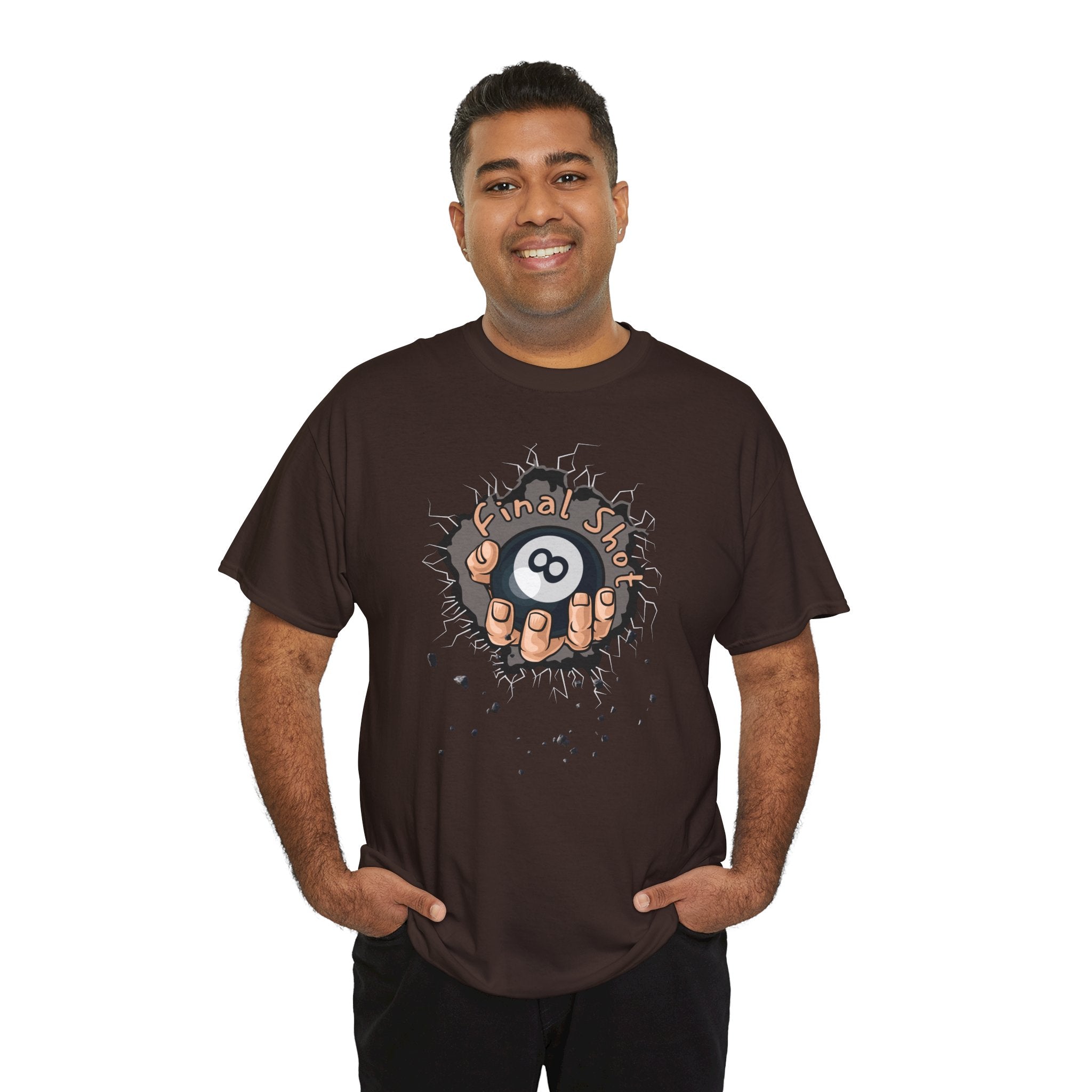 Eight Ball Pocket Tee — "Final Say" Billiards Graphic Shirt
