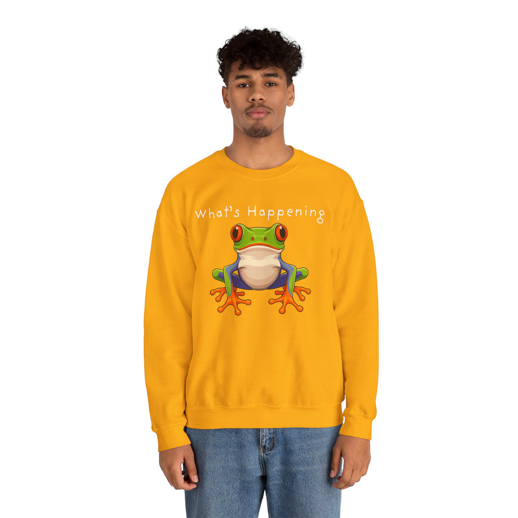What's Happening Frog Crewneck Sweatshirt