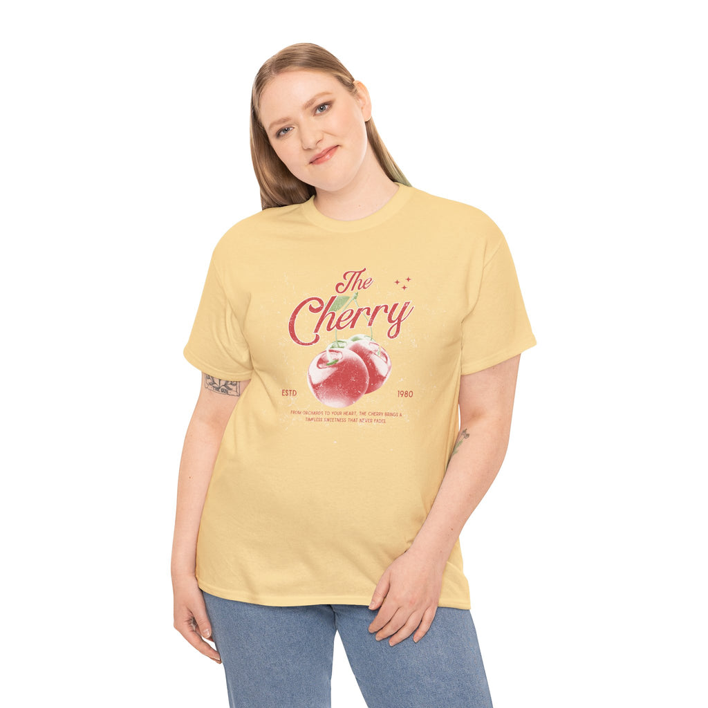 Cherry Vintage Graphic Tee — "I’m Cherry" Retro Fruit T-Shirt