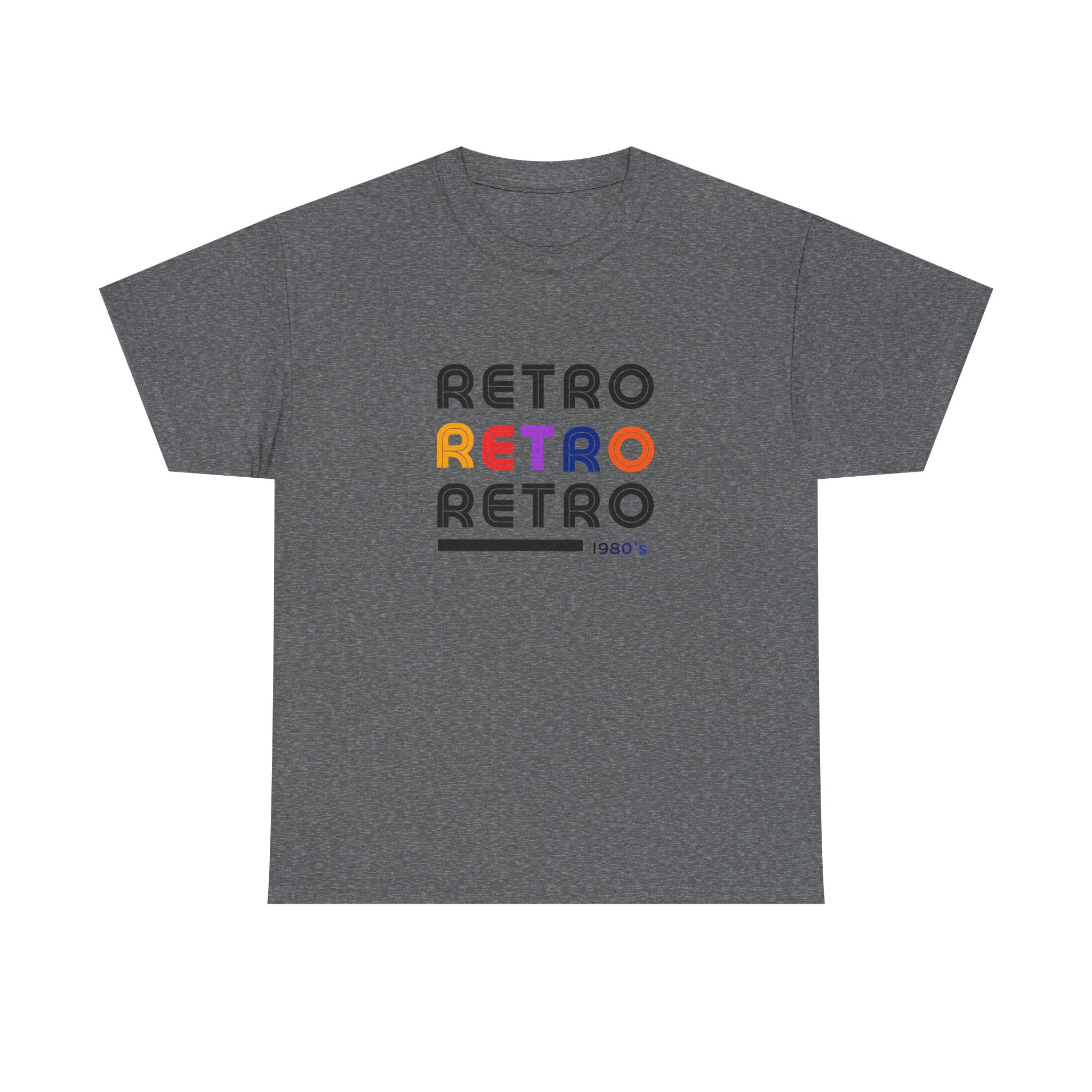 Retro Repeat Tee — Vintage 1980s-Inspired Graphic T-Shirt
