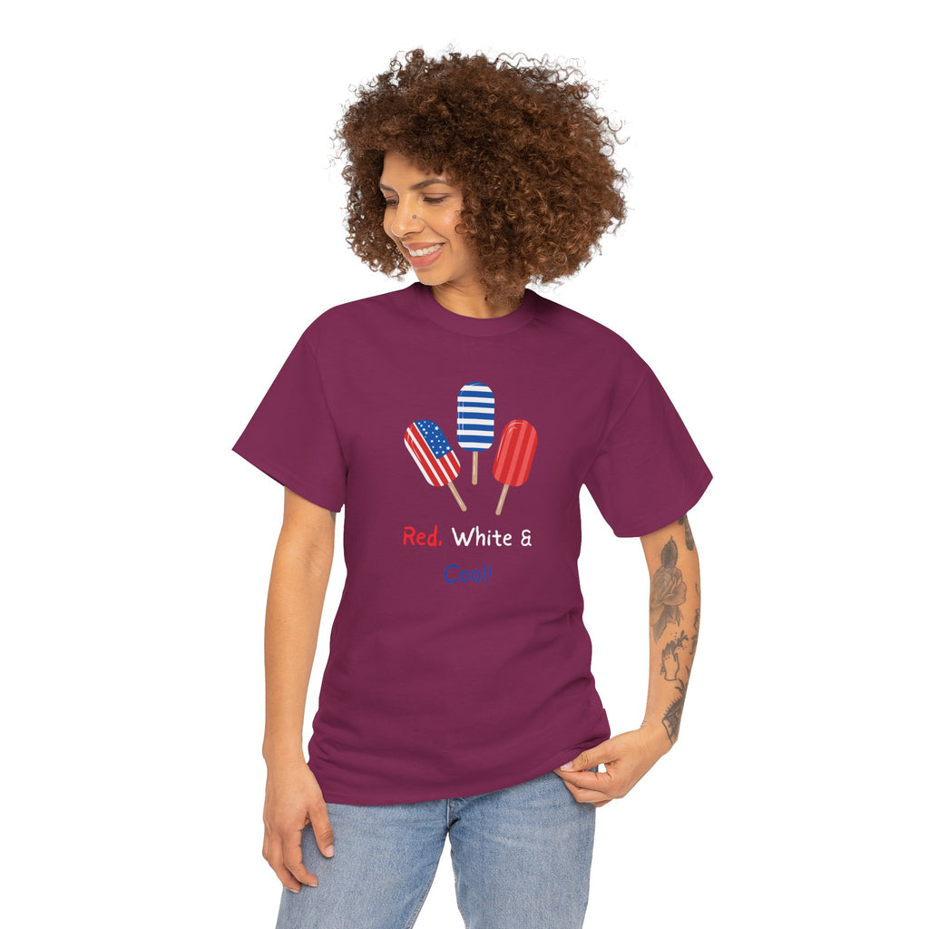 Patriotic Popsicle Tee – "Red, White & Cool" 4th of July T-Shirt