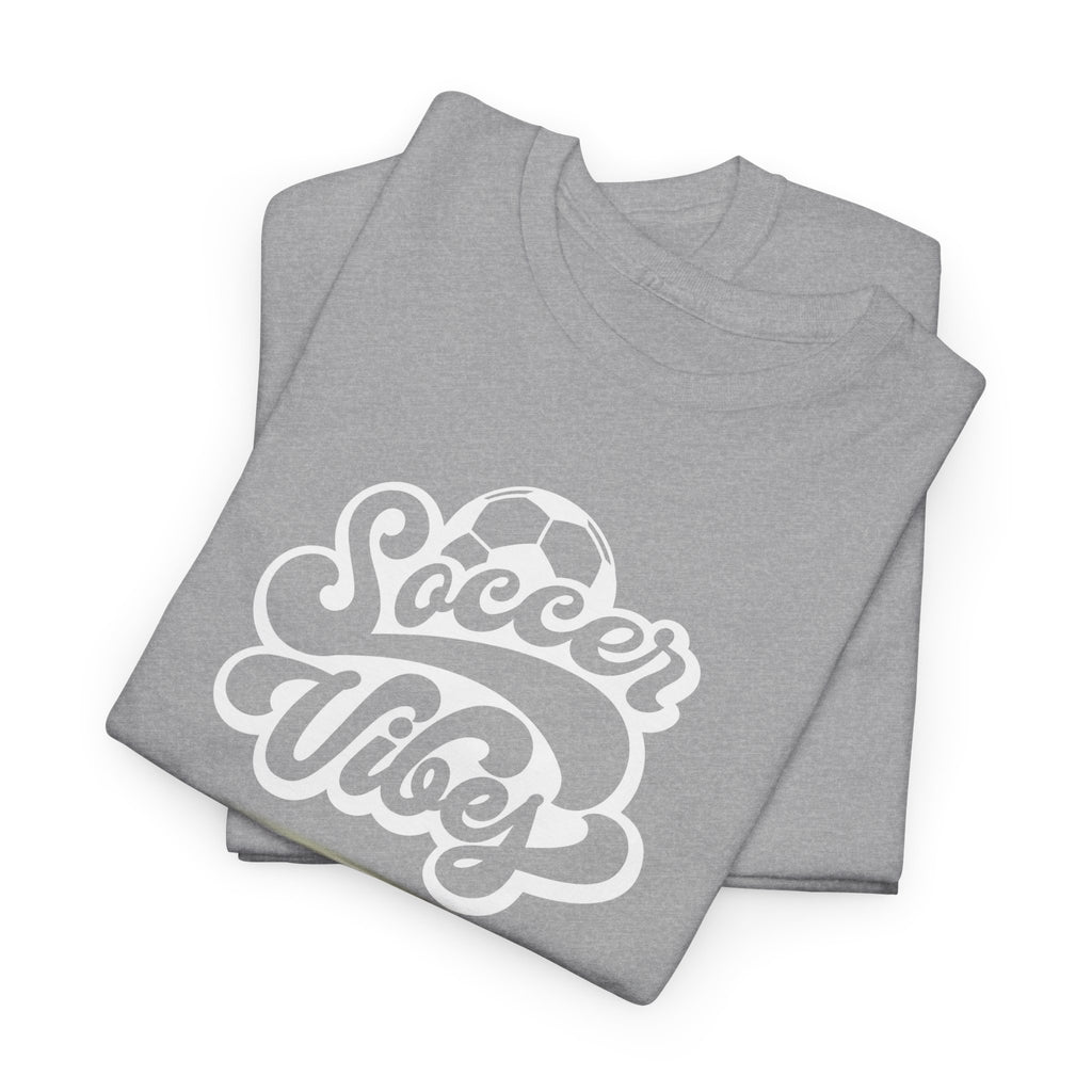 Soccer Vibes T-Shirt — Retro Script Soccer Tee