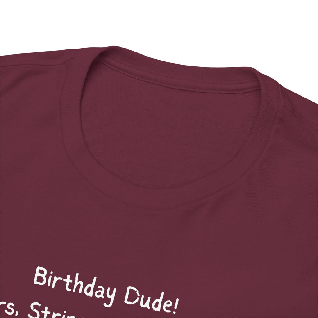 Birthday Dude! Stars, Stripes & Skate Vibes Tee