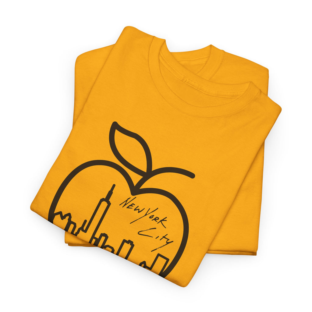 NYC Apple Skyline T‑Shirt — New York City Skyline Graphic Tee