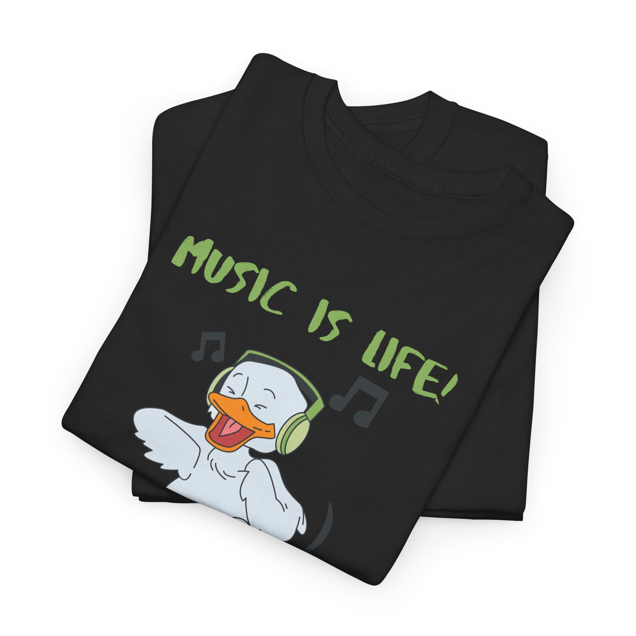 Music Is Life Duck T‑Shirt