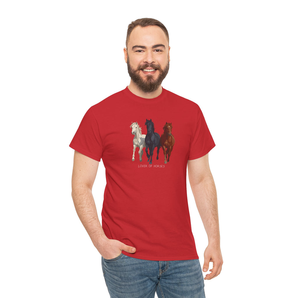 T-Shirt — Three Horses 'Love is Love' Pride Graphic Tee