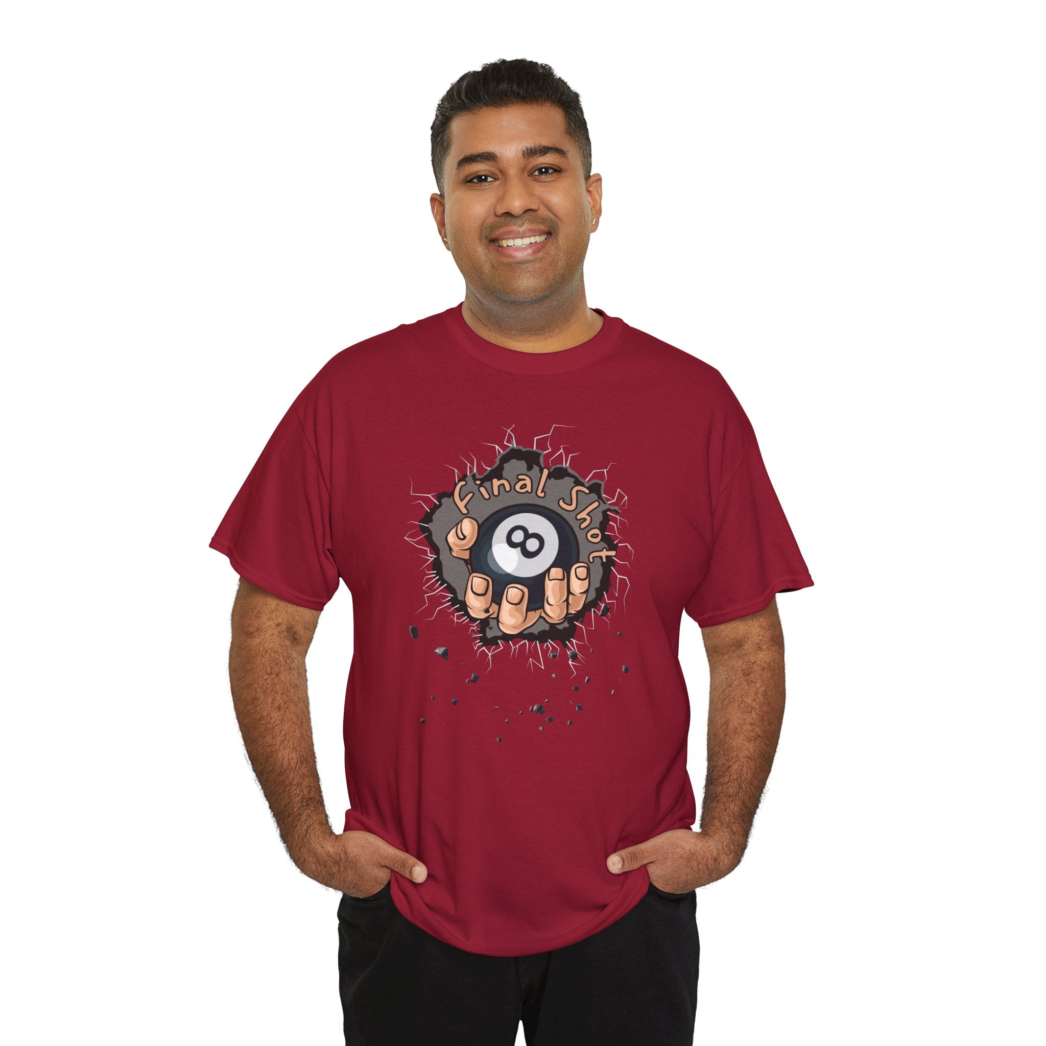 Eight Ball Pocket Tee — "Final Say" Billiards Graphic Shirt