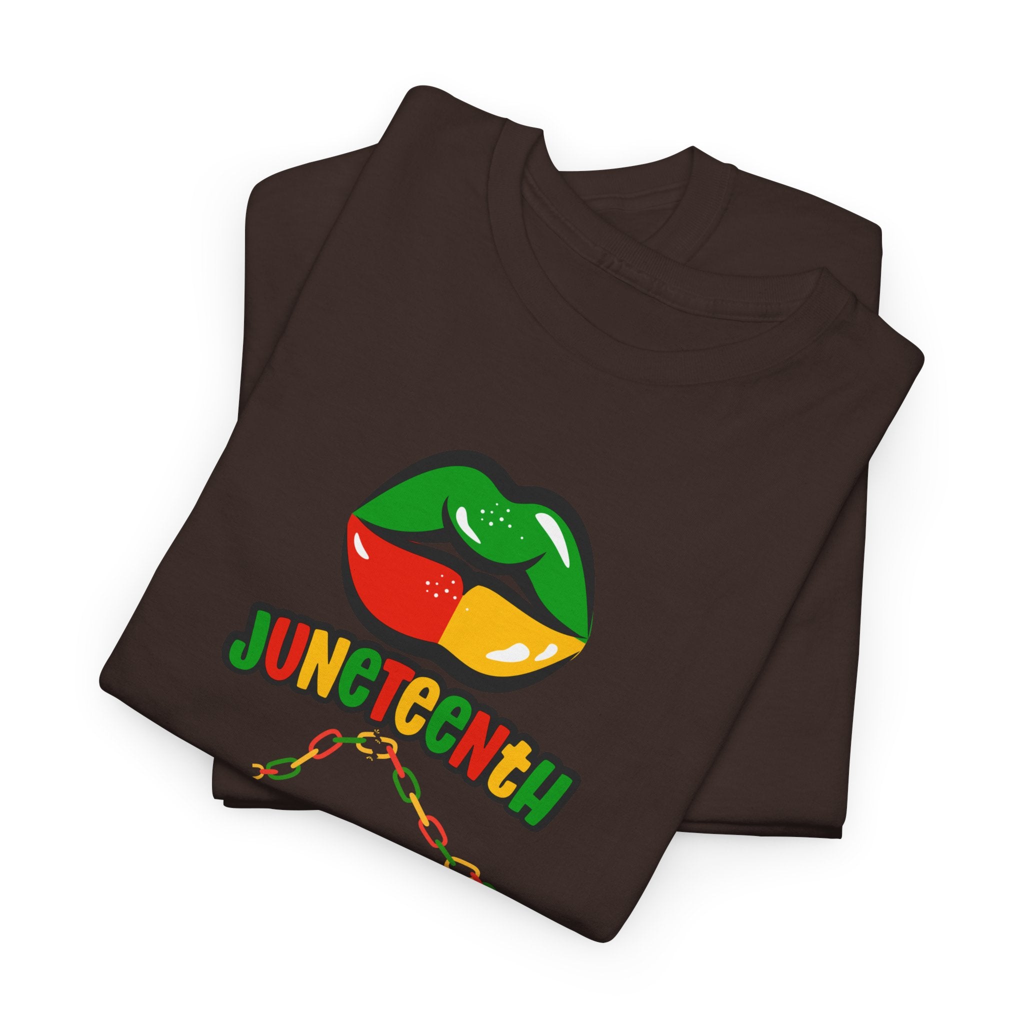 Juneteenth Lips Graphic Tee - Black History Celebration Shirt