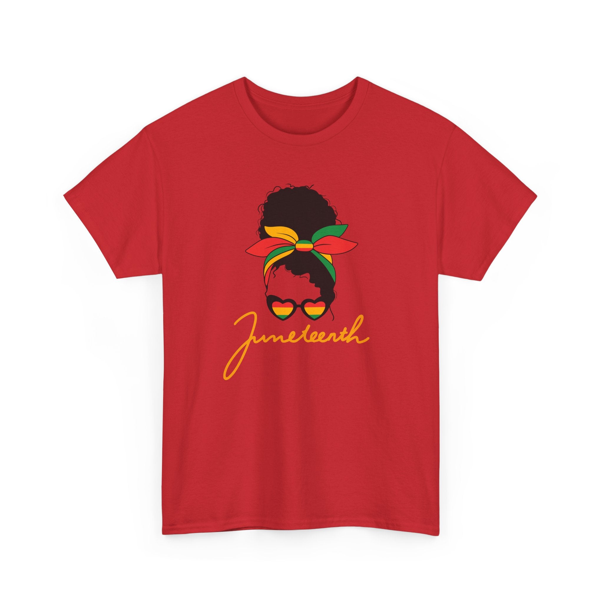 Juneteenth Afro Puff Tee — Juneteenth Celebration T-Shirt