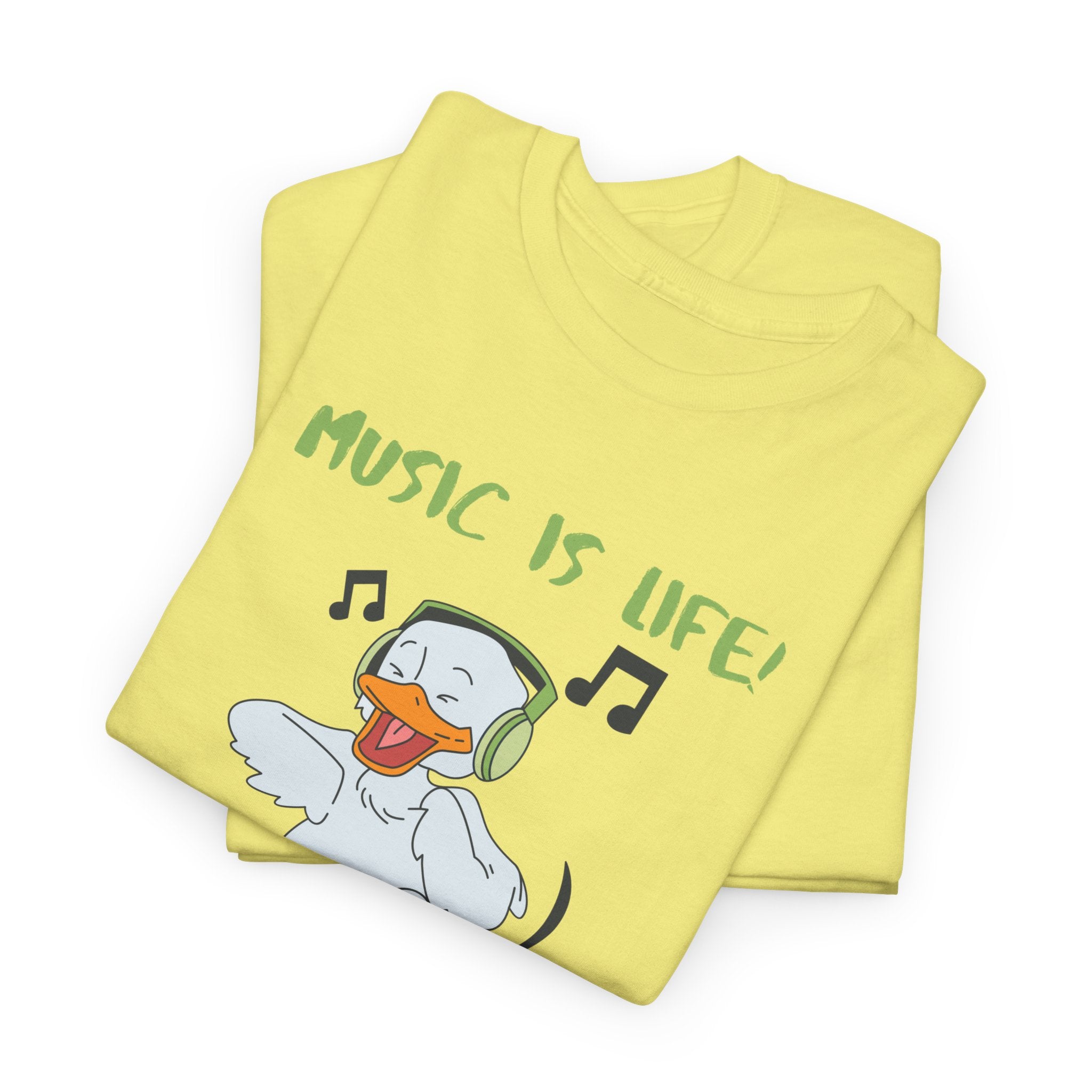 Music Is Life Duck T‑Shirt