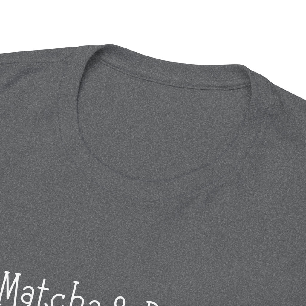 Matcha & Peace Tee — Minimalist Tea Lover Shirt