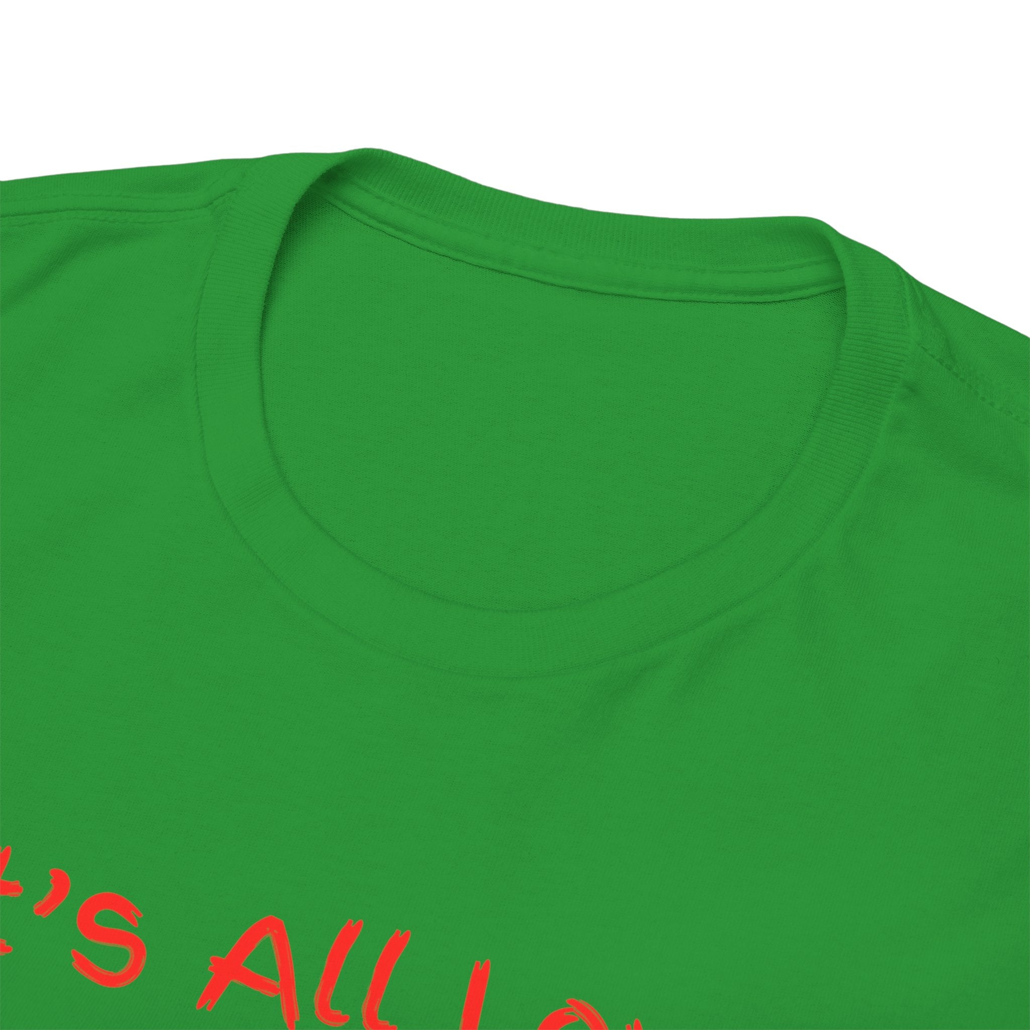 It's All Love Tee — Minimal Red Script Graphic T-Shirt