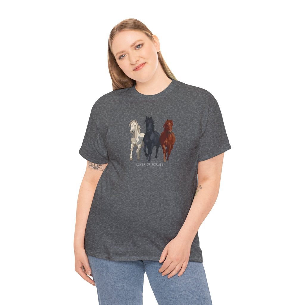T-Shirt — Three Horses 'Love is Love' Pride Graphic Tee