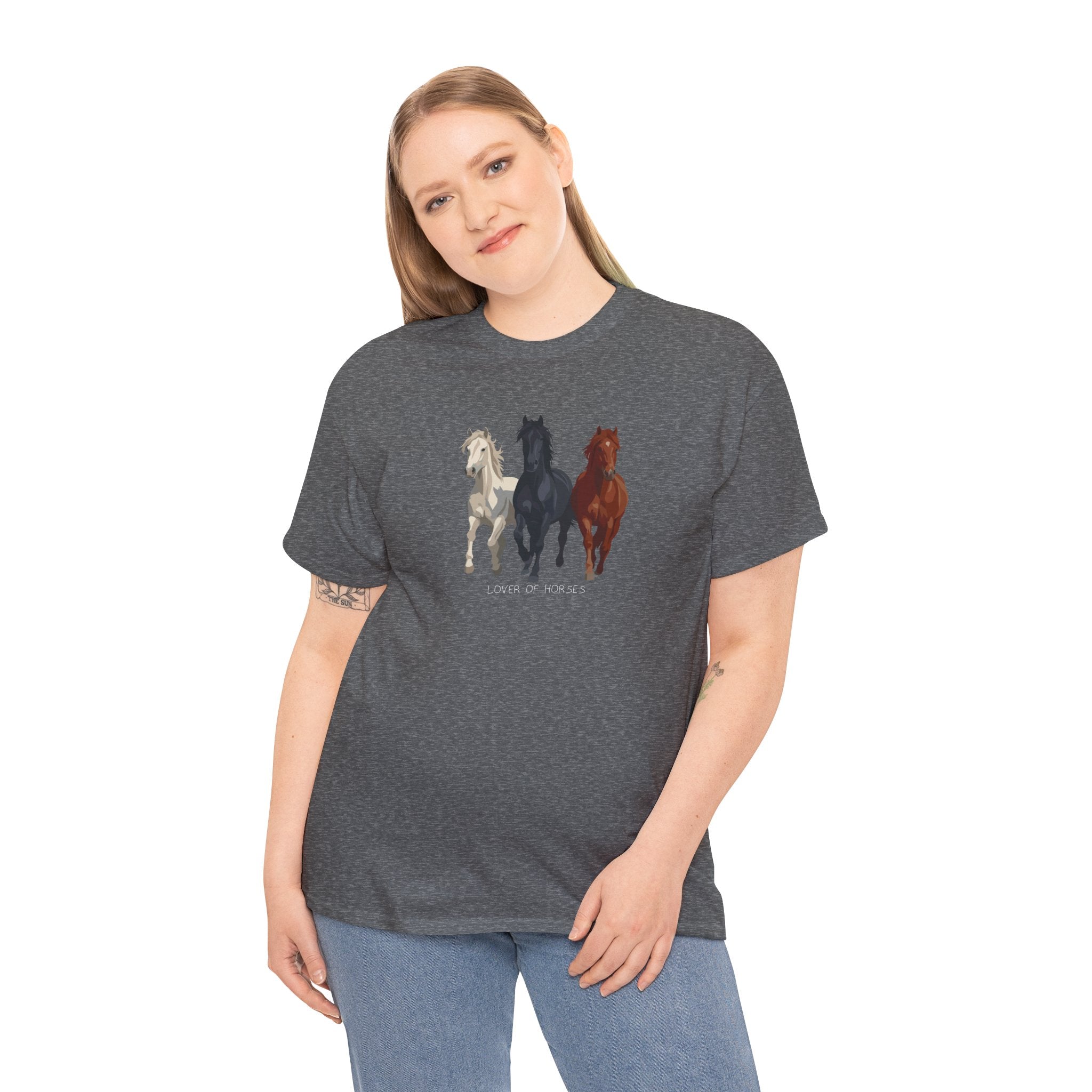 T-Shirt — Three Horses 'Love is Love' Pride Graphic Tee