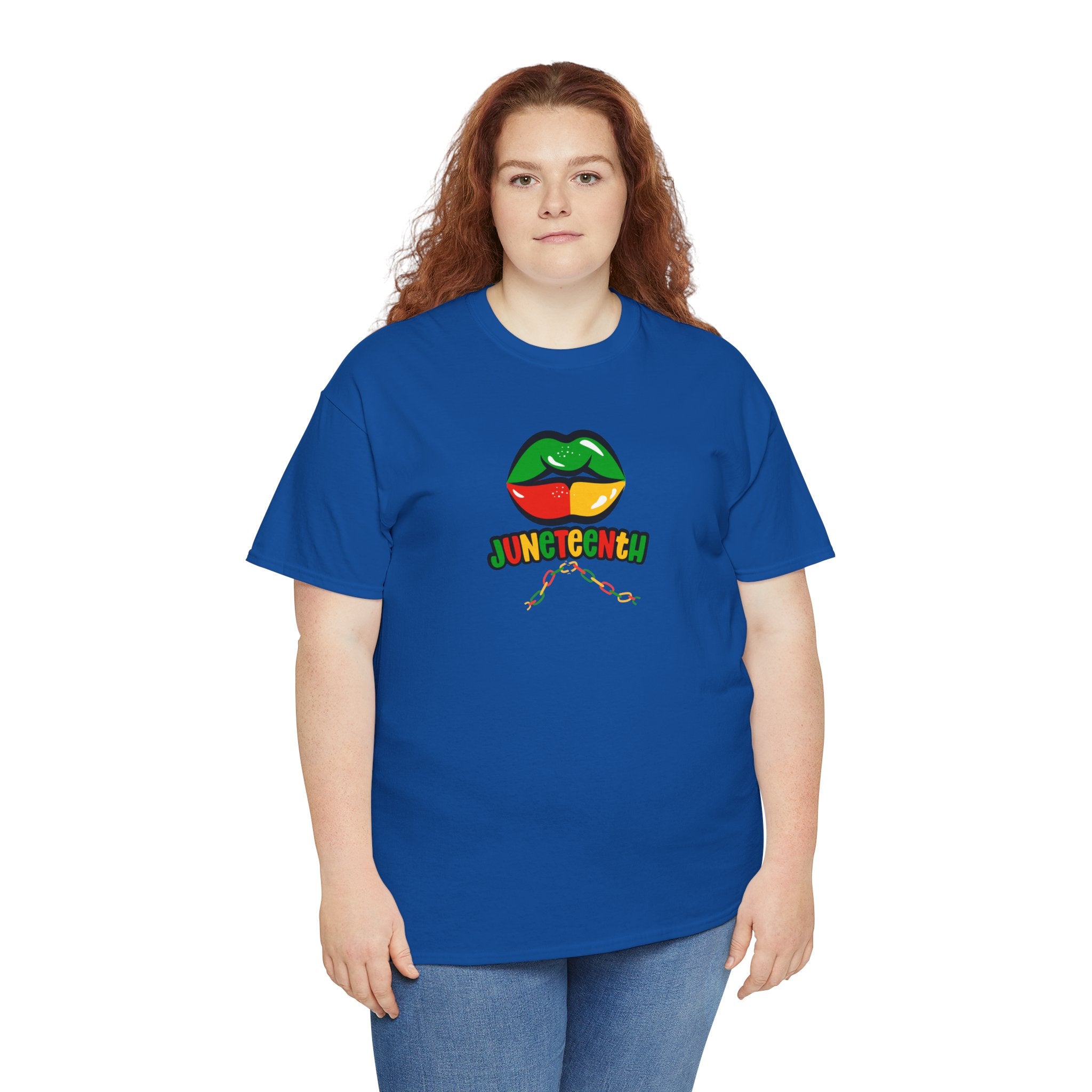 Juneteenth Lips Graphic Tee - Black History Celebration Shirt