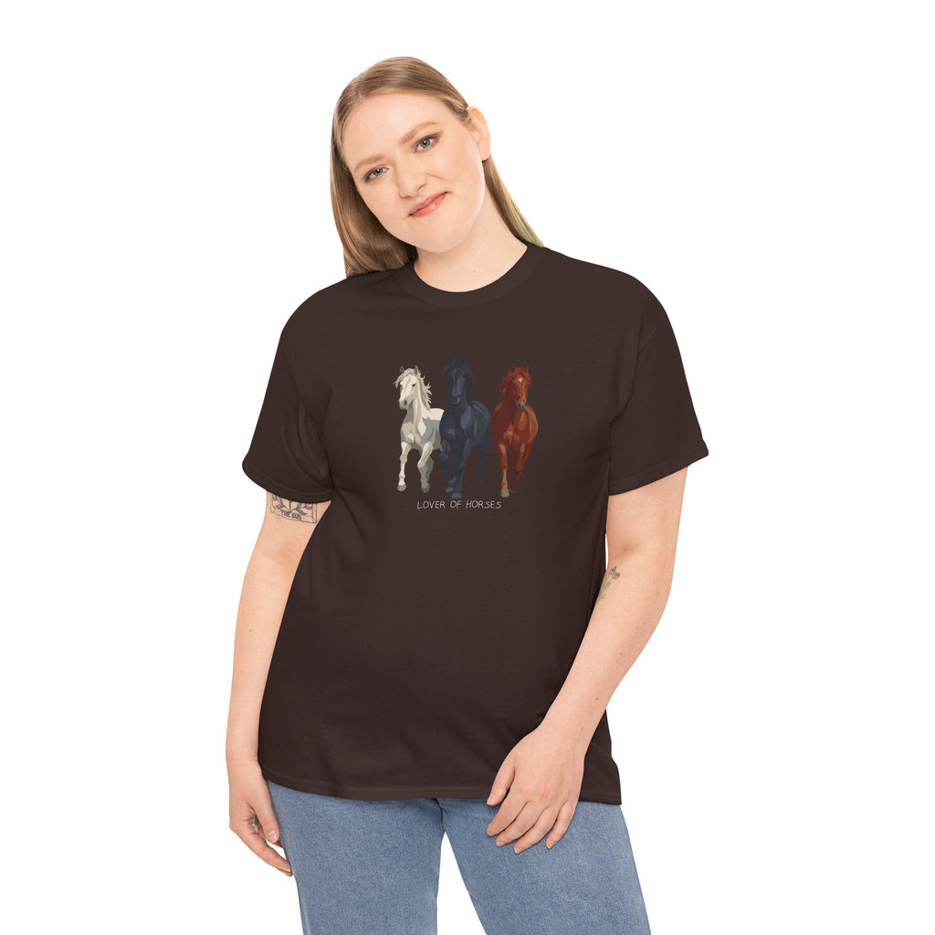 T-Shirt — Three Horses 'Love is Love' Pride Graphic Tee