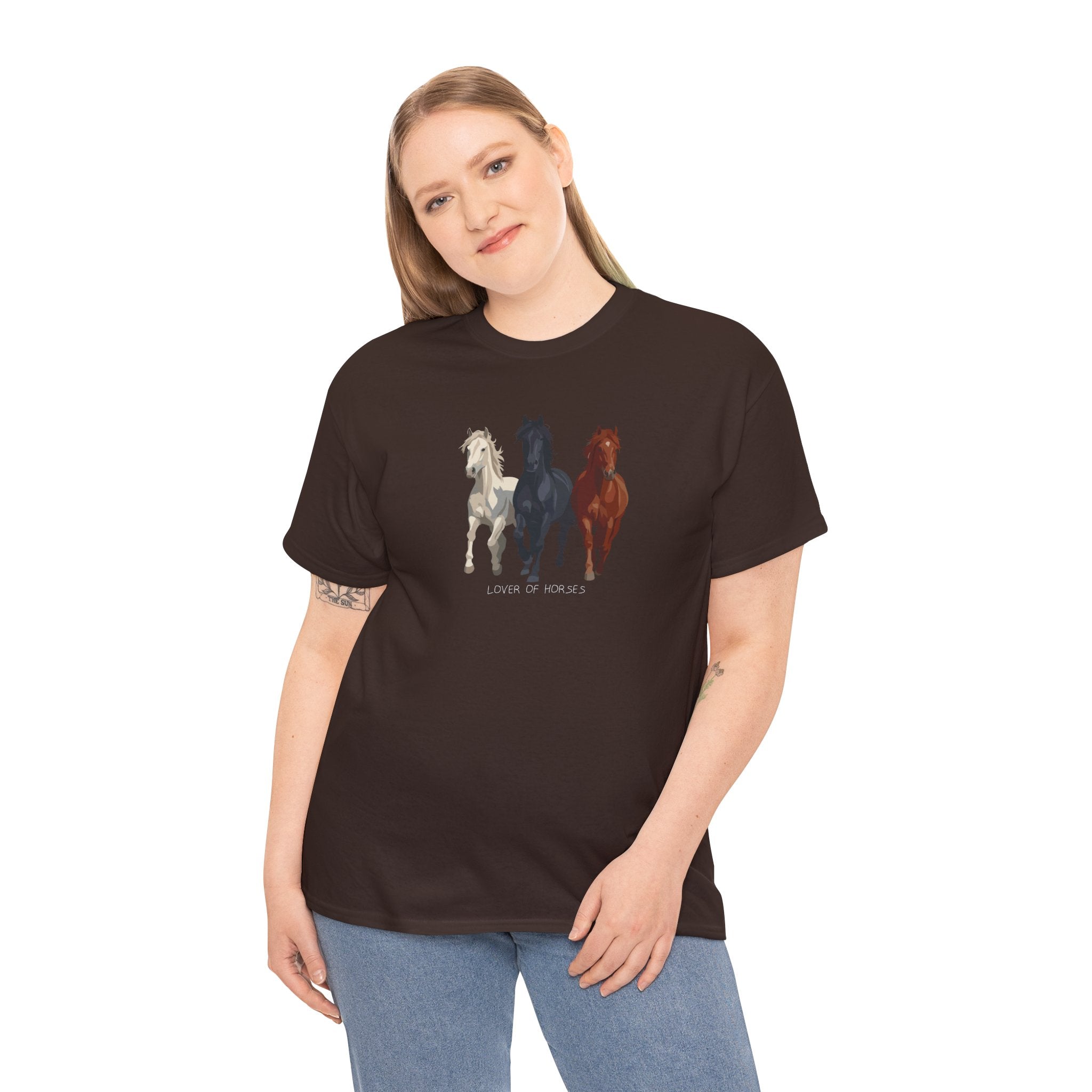 T-Shirt — Three Horses 'Love is Love' Pride Graphic Tee