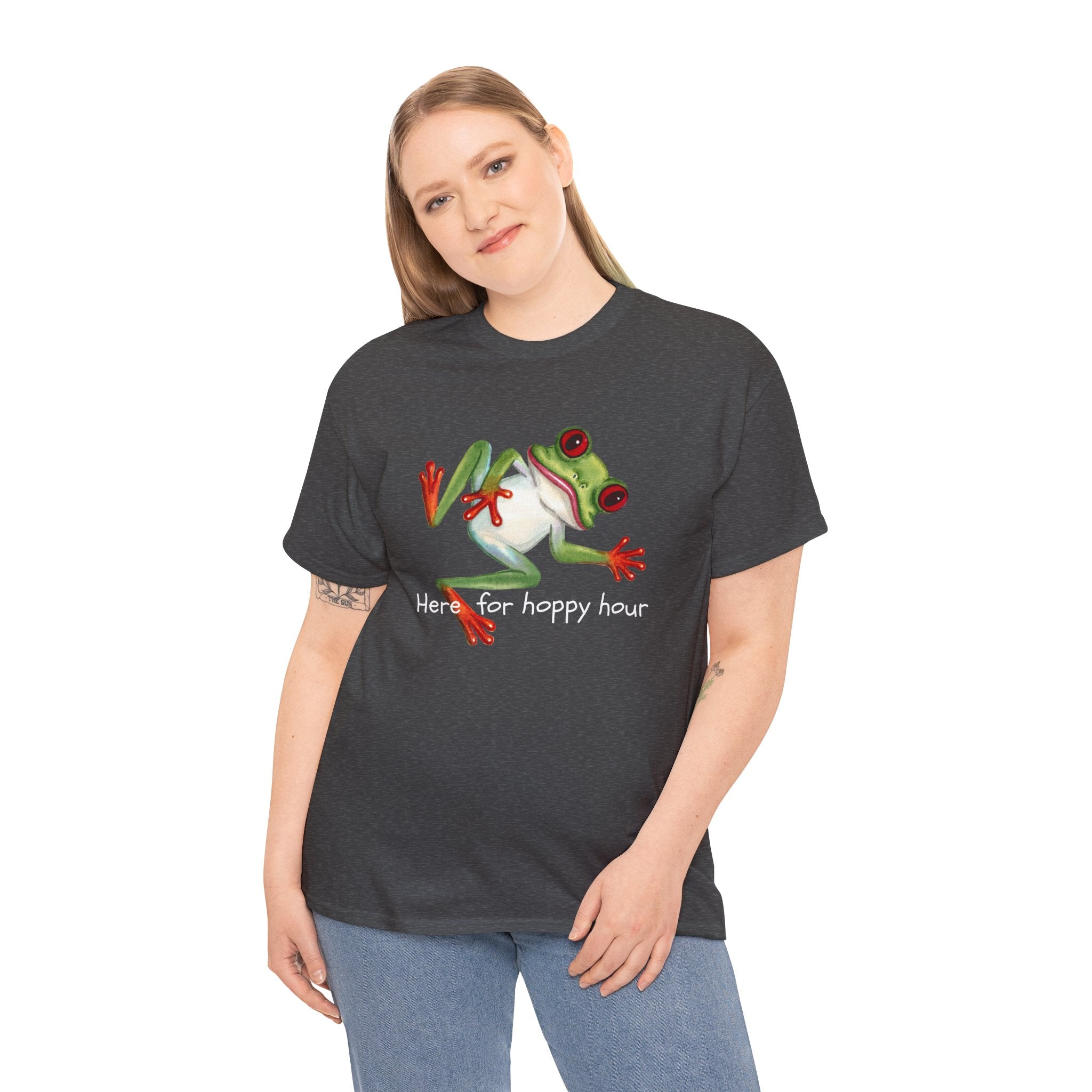 Red-Eyed Tree Frog Graphic Tee — Cute Tropical Frog Shirt for Nature Lovers