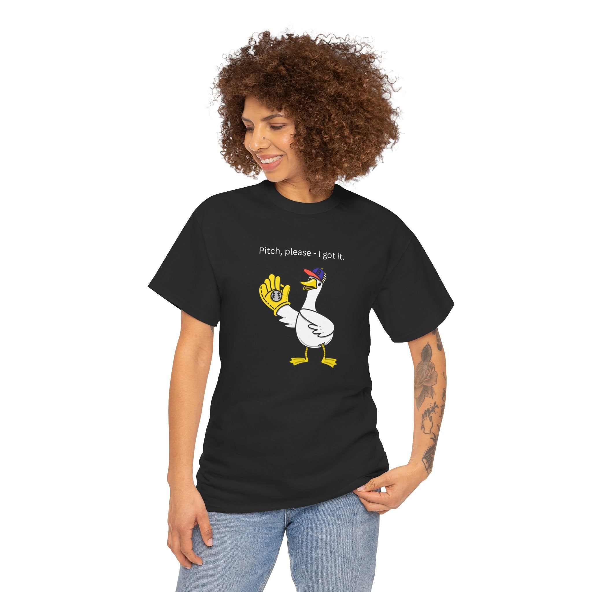 I Got It Baseball Duck T‑Shirt — Funny Catcher Graphic Tee
