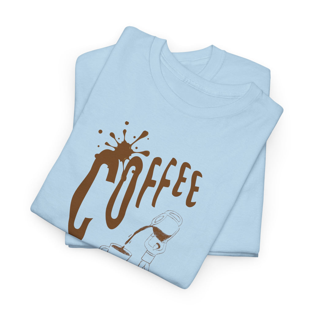 Coffee Splash T‑Shirt — Retro Coffee Typography Tee