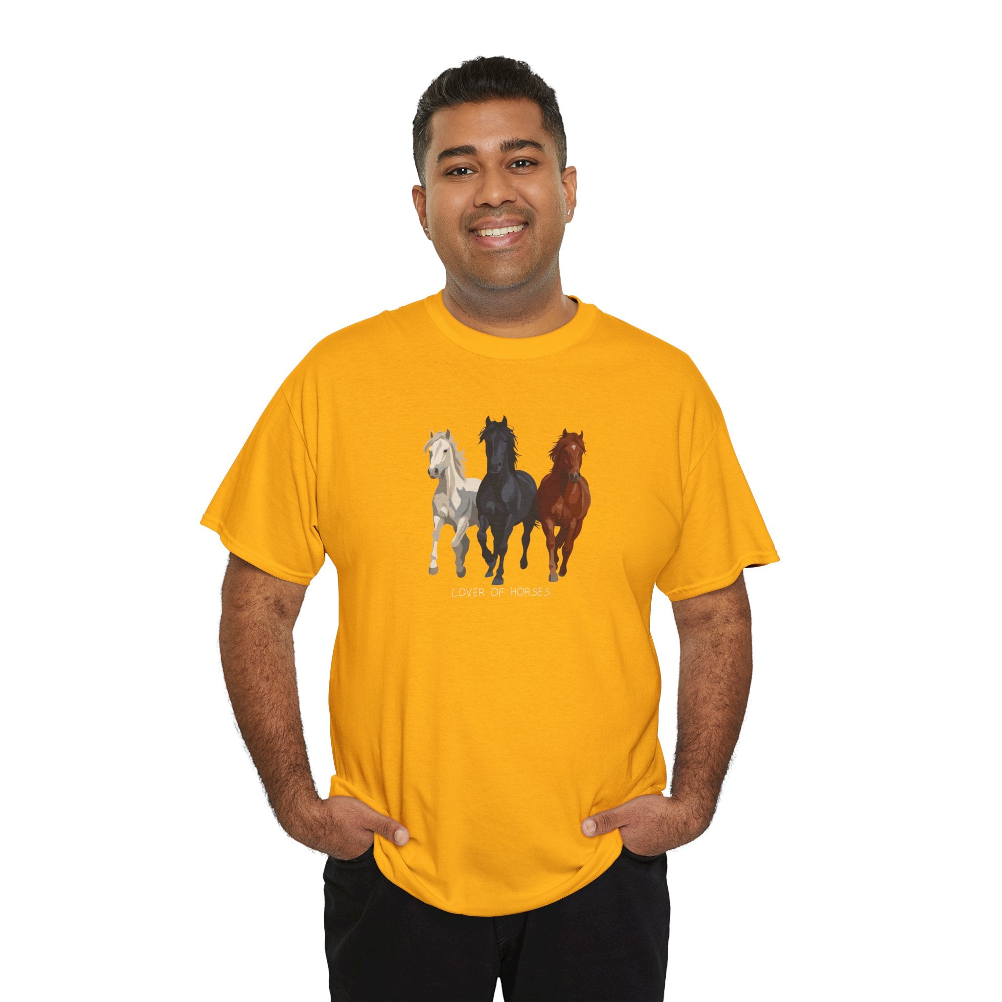 T-Shirt — Three Horses 'Love is Love' Pride Graphic Tee