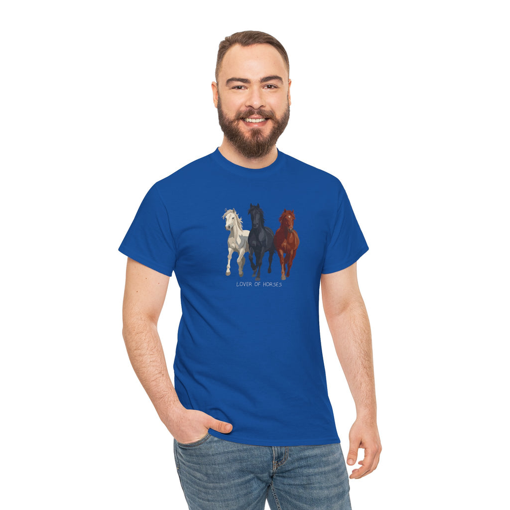 T-Shirt — Three Horses 'Love is Love' Pride Graphic Tee