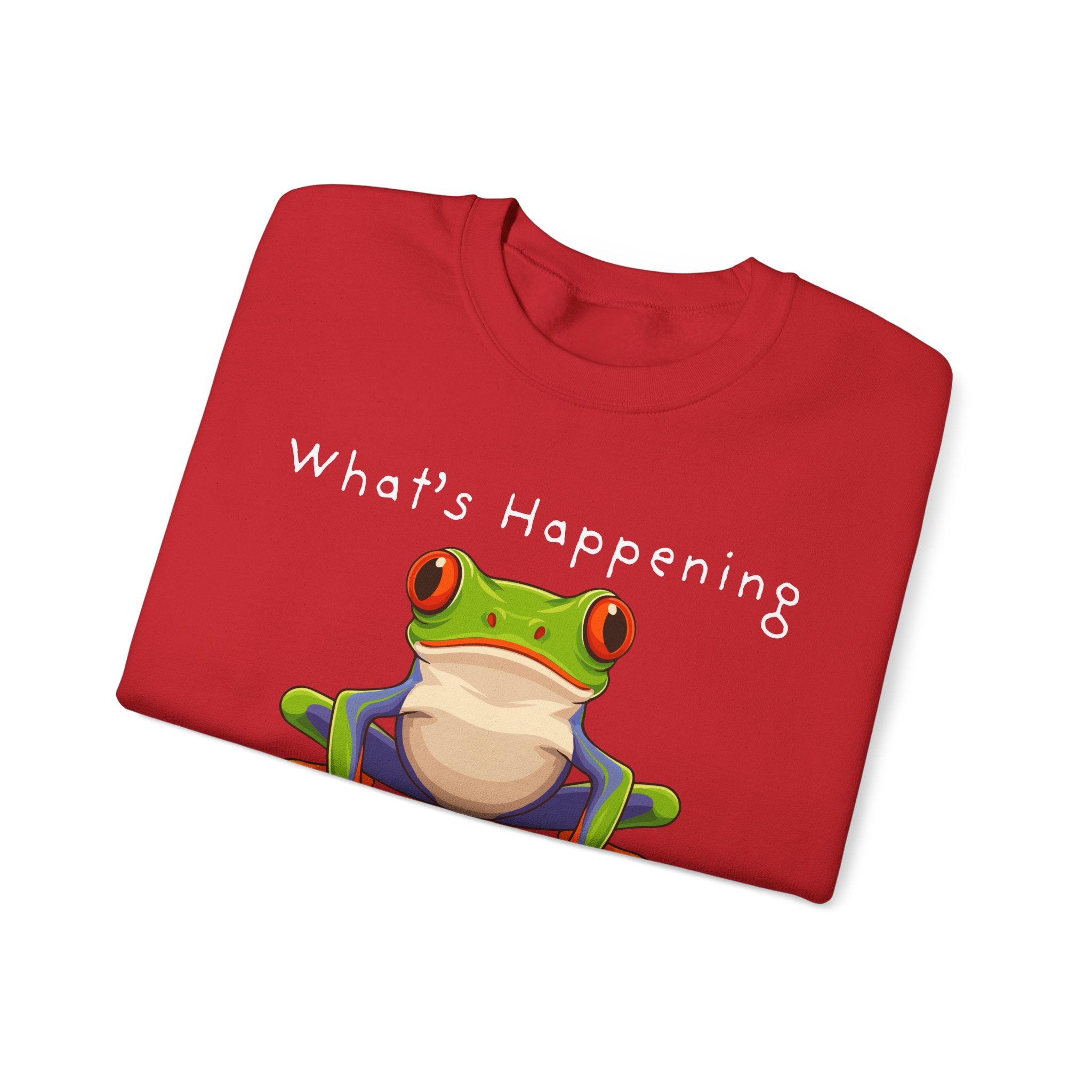 What's Happening Frog Crewneck Sweatshirt