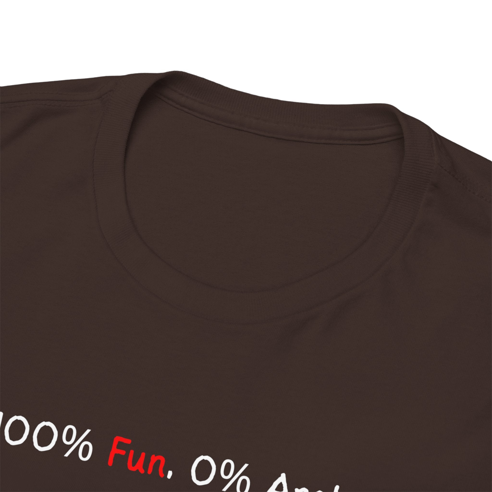 T‑Shirt — “100% Me. 0% Apologies.” Minimalist Graphic Tee