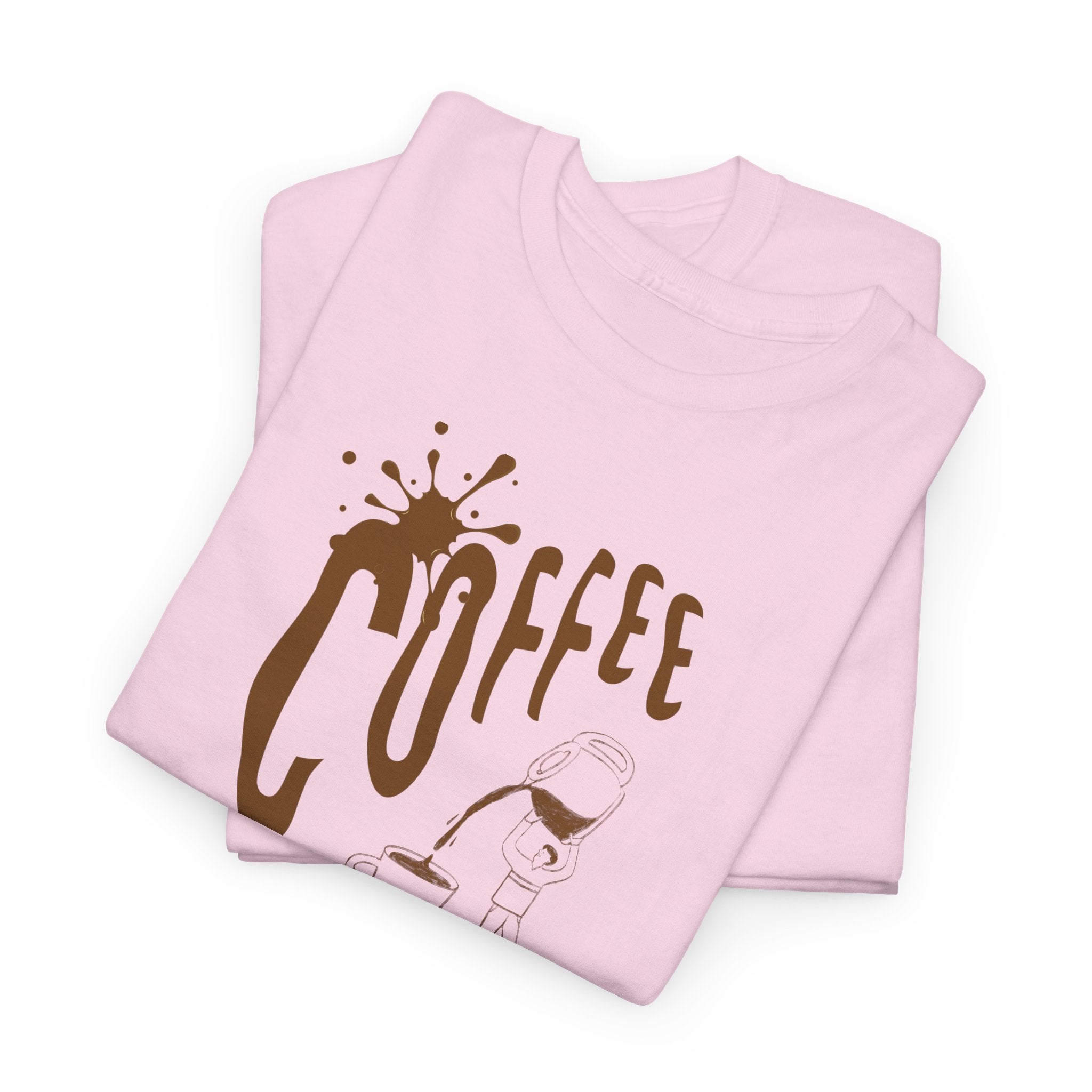 Coffee Splash T‑Shirt — Retro Coffee Typography Tee
